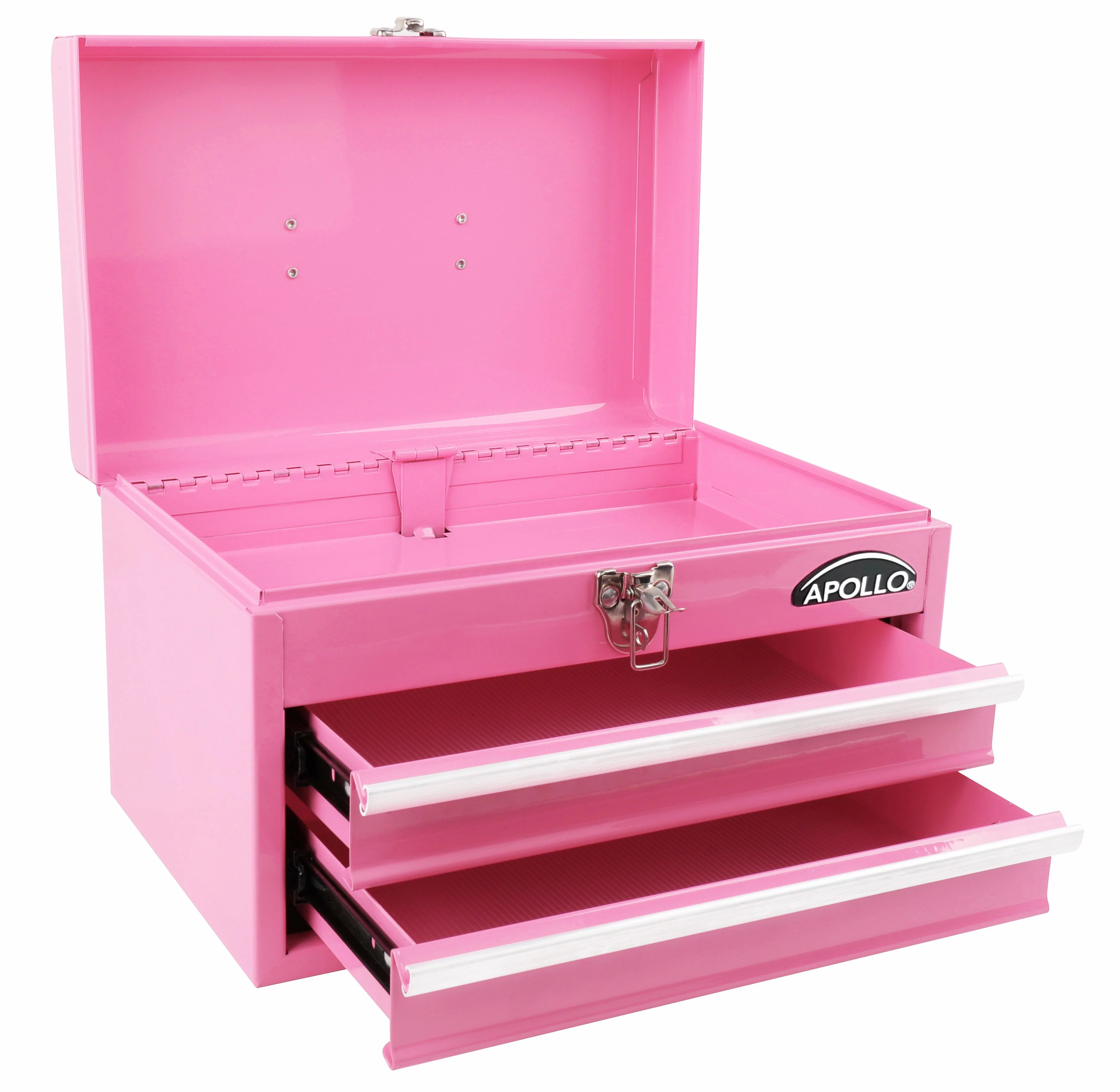 Apollo Precision Tools DT5010P 2-Drawer Steel Chest Pink - Inhomebuy