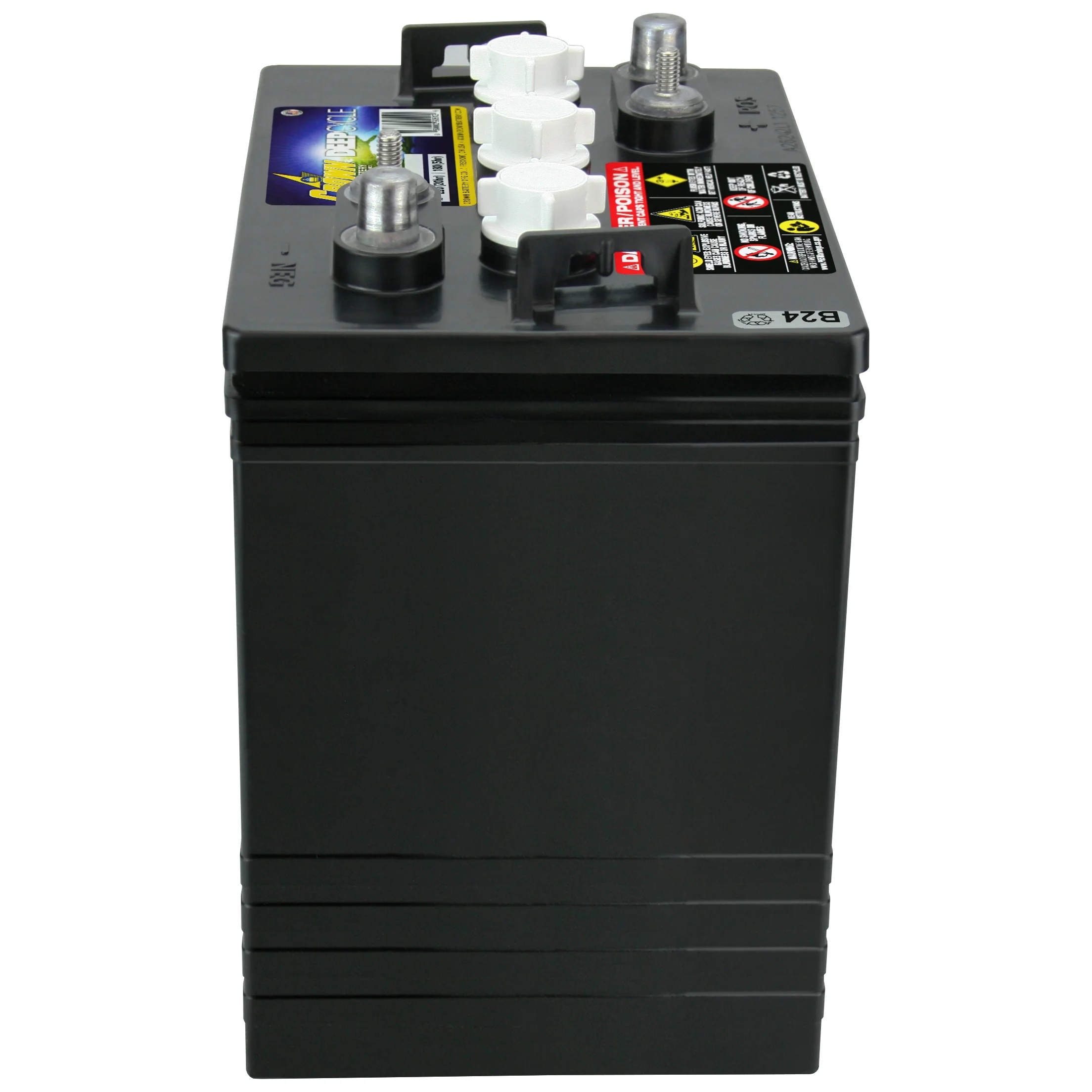 Crown Battery BCI Group GC2 6V 240AH Deep Cycle Golf Cart and Scrubber Battery X6 - Inhomebuy