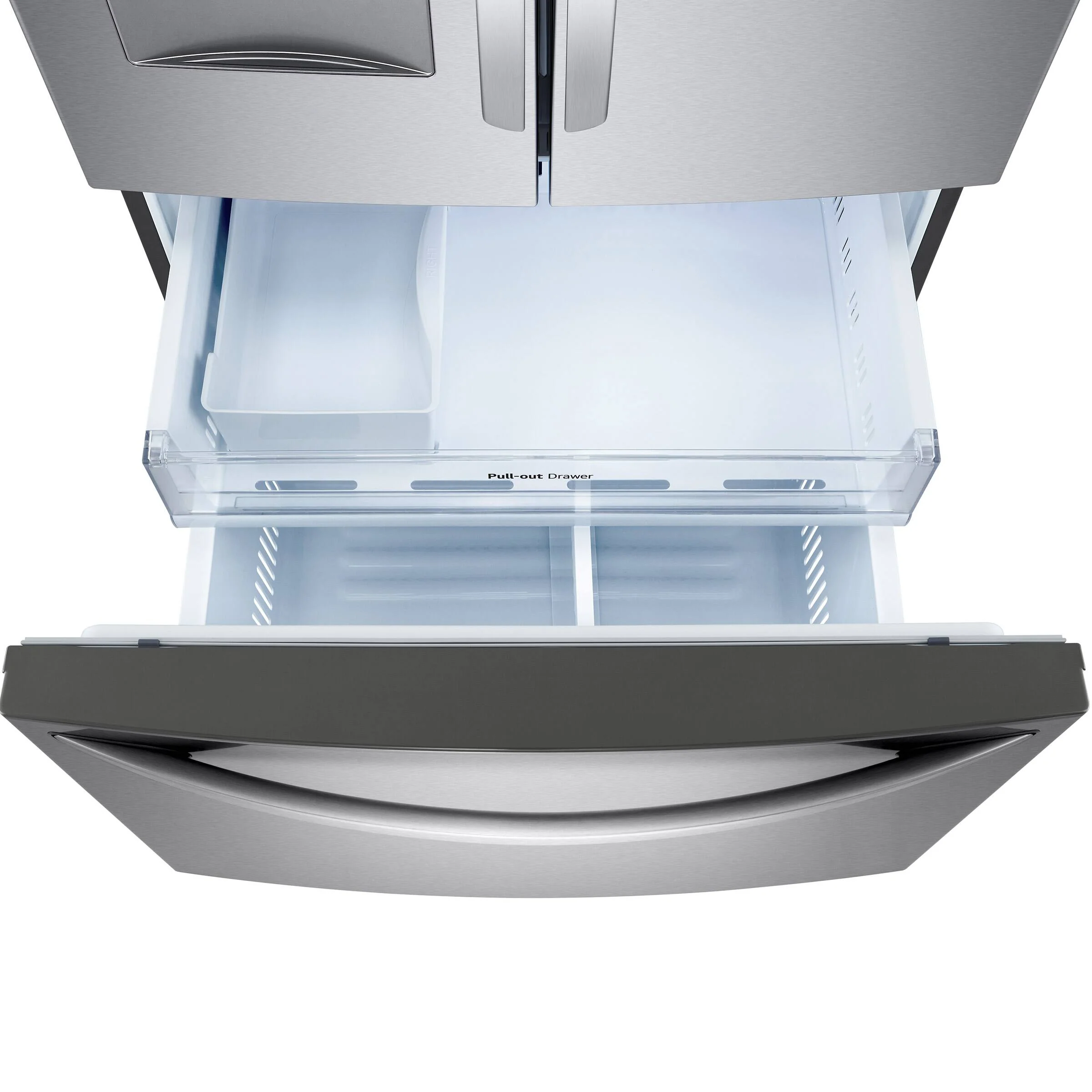 LG 36 IN. 29 CU. FT. SMUDGE-RESISTANT STAINLESS STEEL FRENCH DOOR WITH SLIM DESIGN EXTERNAL WATER DI - Inhomebuy