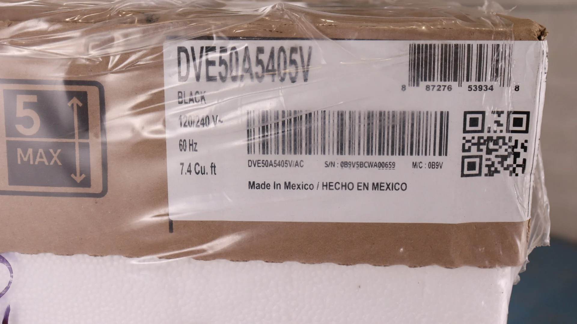 SAMSUNG 27 IN. 7.4 CU. FT. BLACK STAINLESS STEEL ELECTRIC DRYER WITH STEAM SANITIZE+ TECHNOLOGY - DV - Inhomebuy