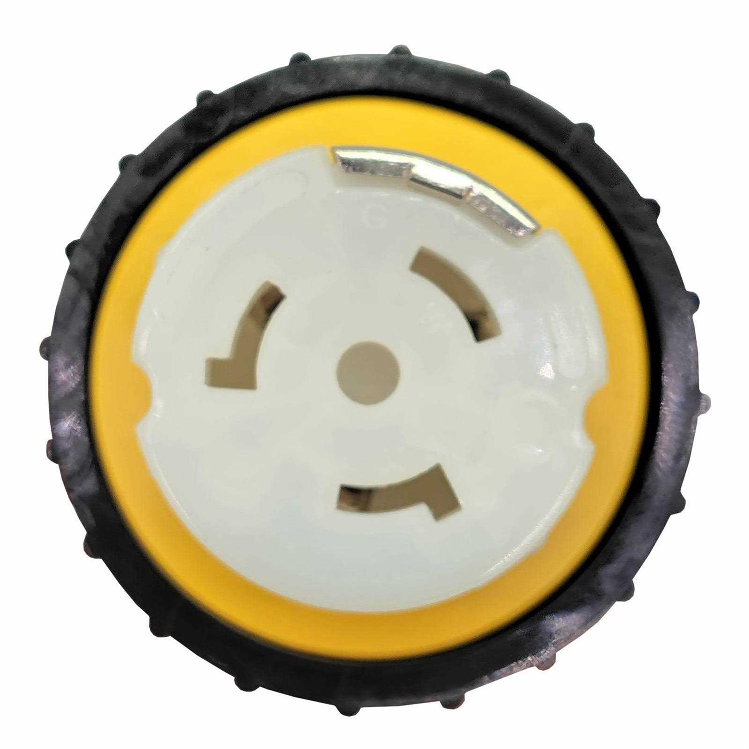 Parkworld 691838 Adapter Cord Welder 50 Amp 6-50p Male Right Angle to 20 Amp L6-20r Locking Connector Female - Inhomebuy