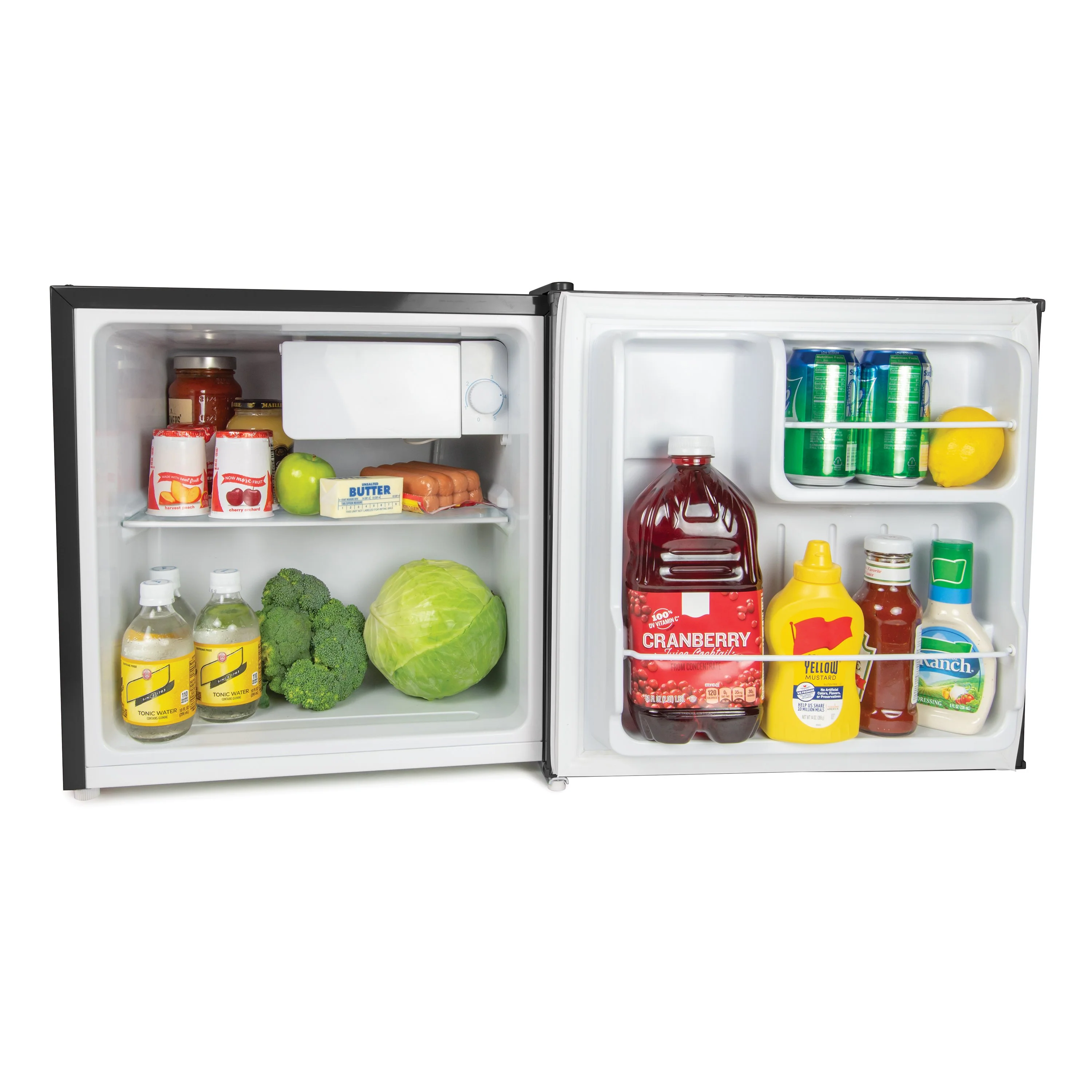 Igloo® 1.6-Cubic Foot Dorm Room Refrigerator / Freezer, Black - Inhomebuy