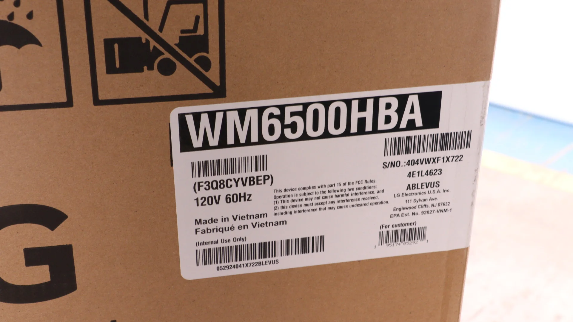 LG 5.8 CU FT. BLACK STEEL FRONT LOAD WASHER WITH TURBOWASH TECHNOLOGY - WM6500HBA - Inhomebuy