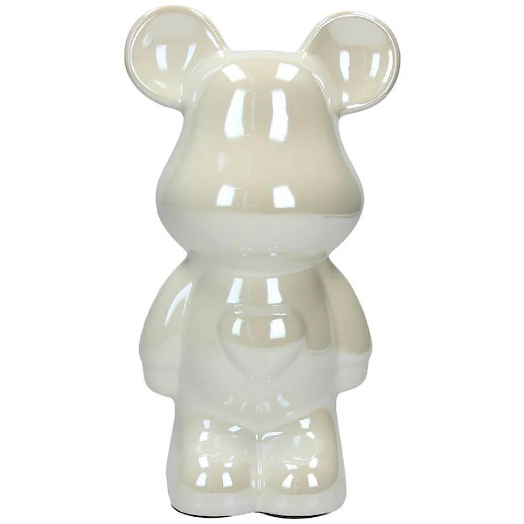 Azzurro White Bear Decor 27 h - Inhomebuy