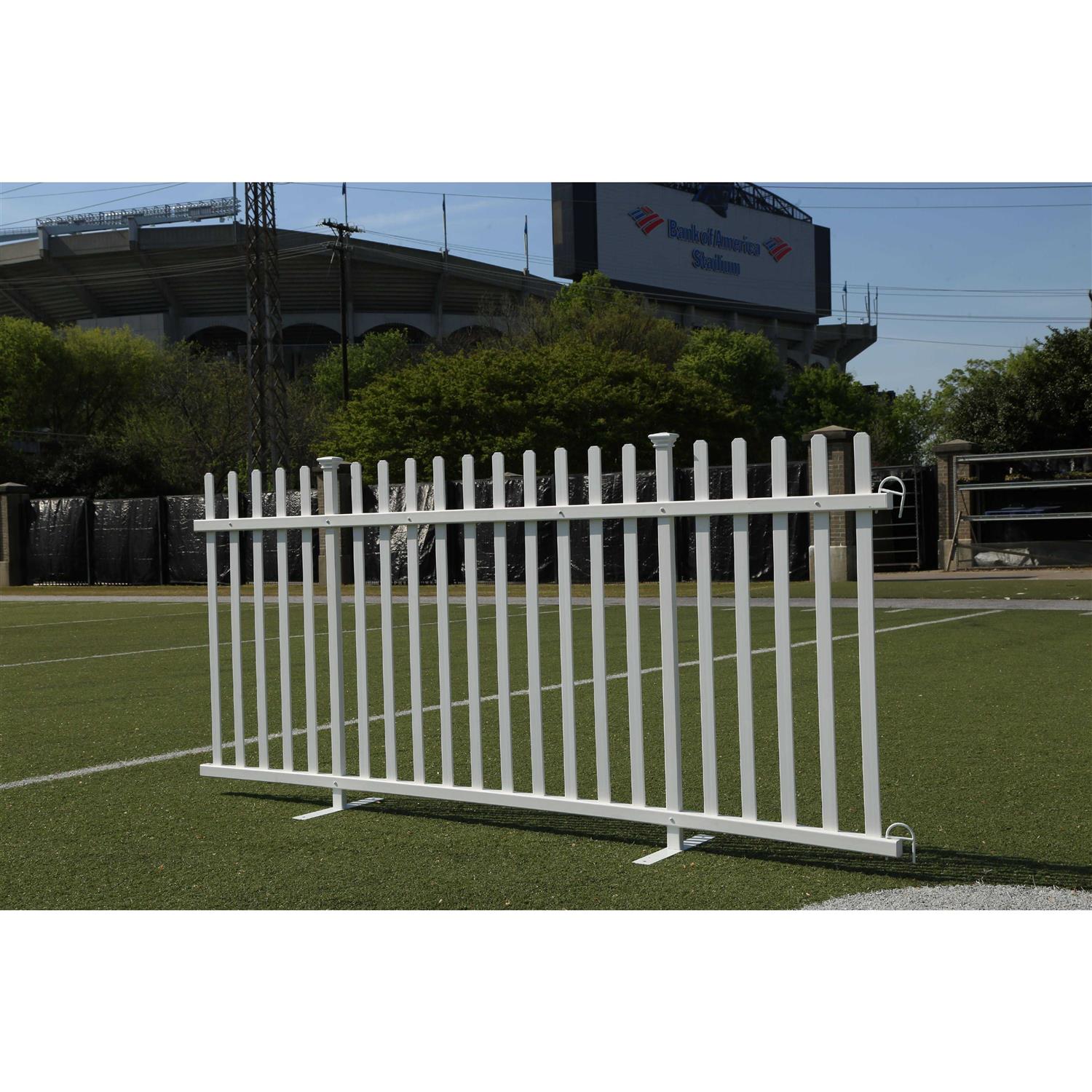 Zippity Outdoor Products ZP19018 Manchester No-Dig Vinyl Fence White - Inhomebuy