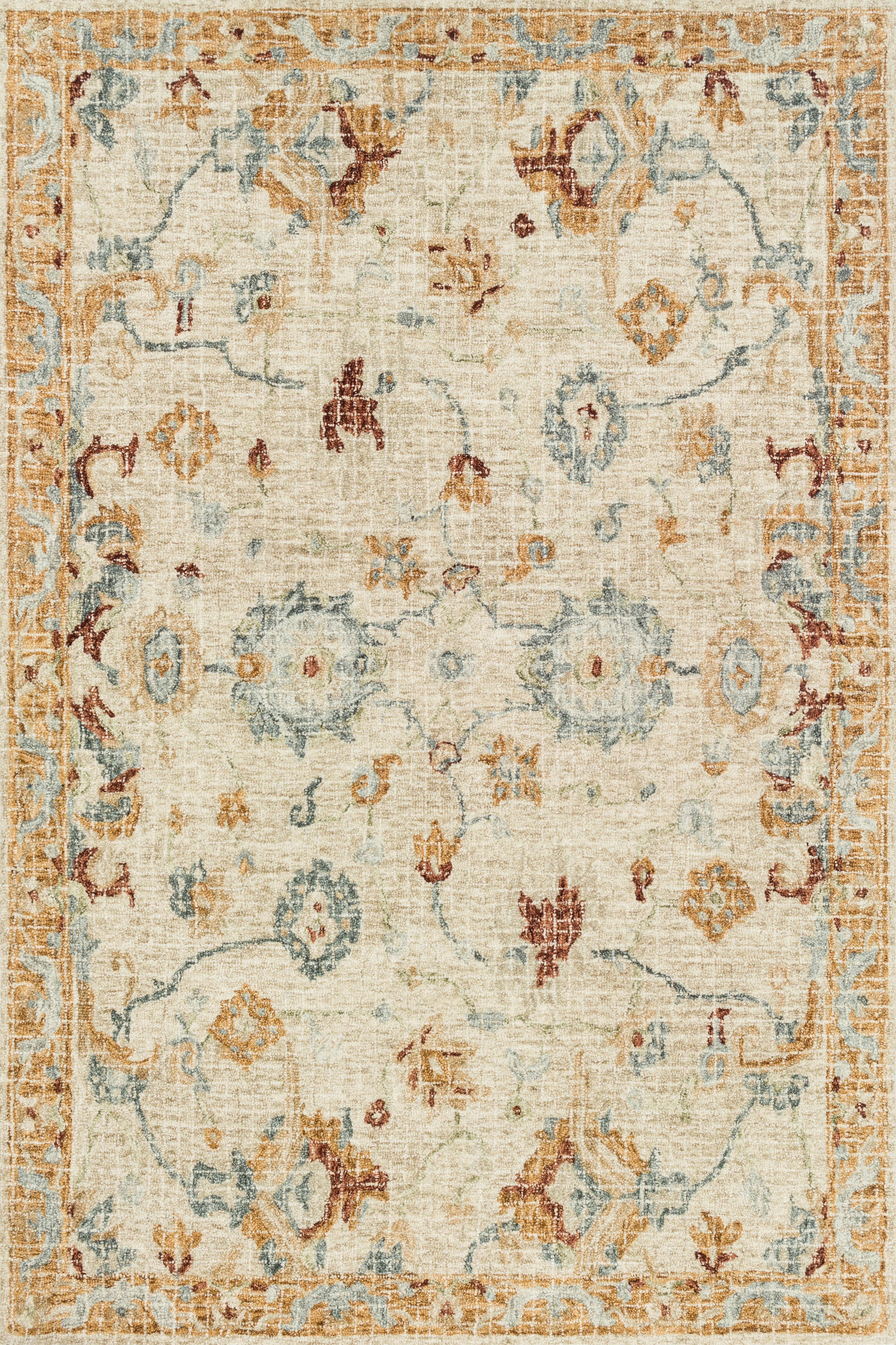 Loloi Rugs Julian Collection Rug in Ivory, Multi - 9'3