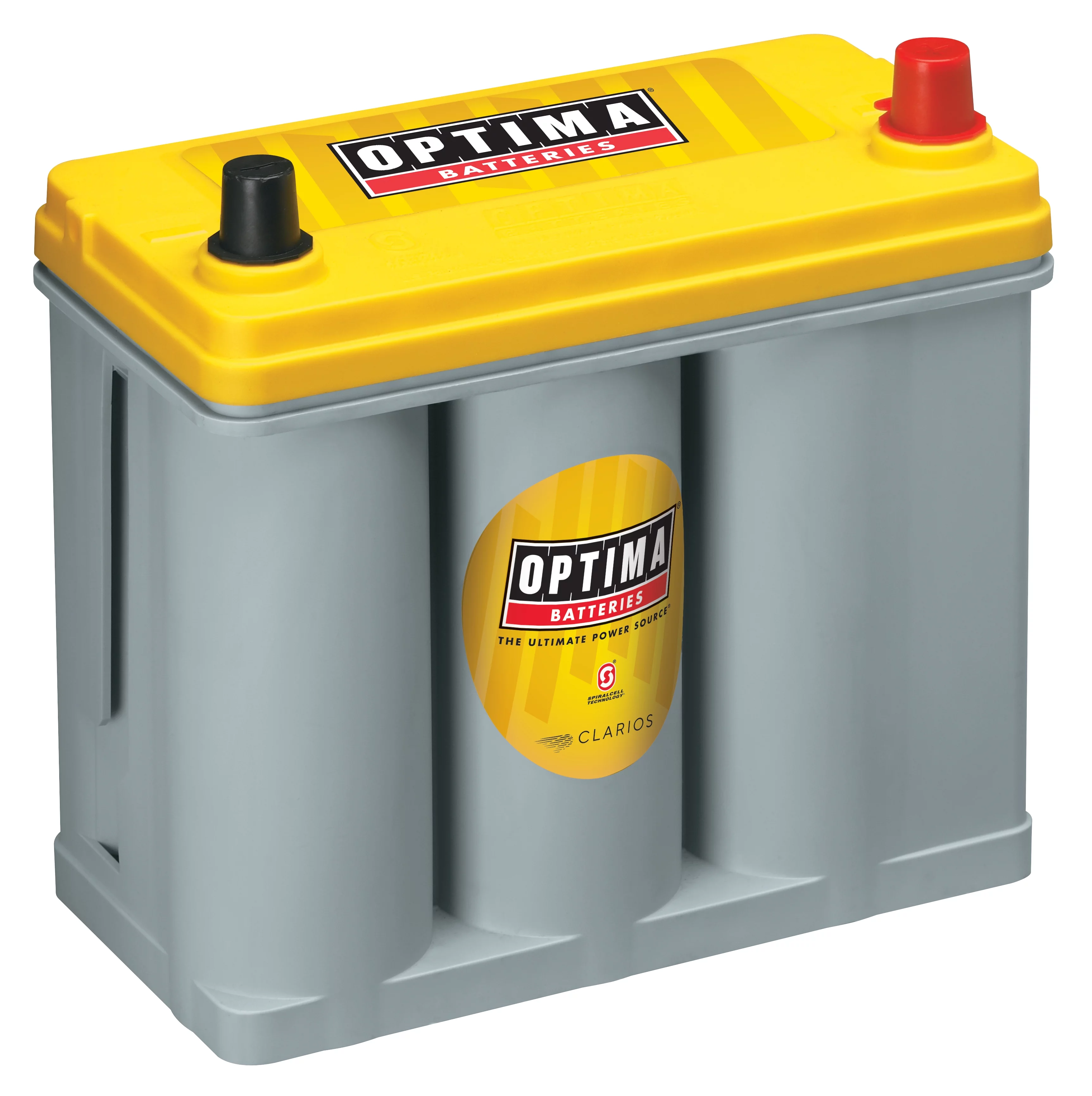 OPTIMA YellowTop AGM Spiralcell Dual Purpose Battery, Group Size 51R, 12 Volt 450 CCA - Inhomebuy