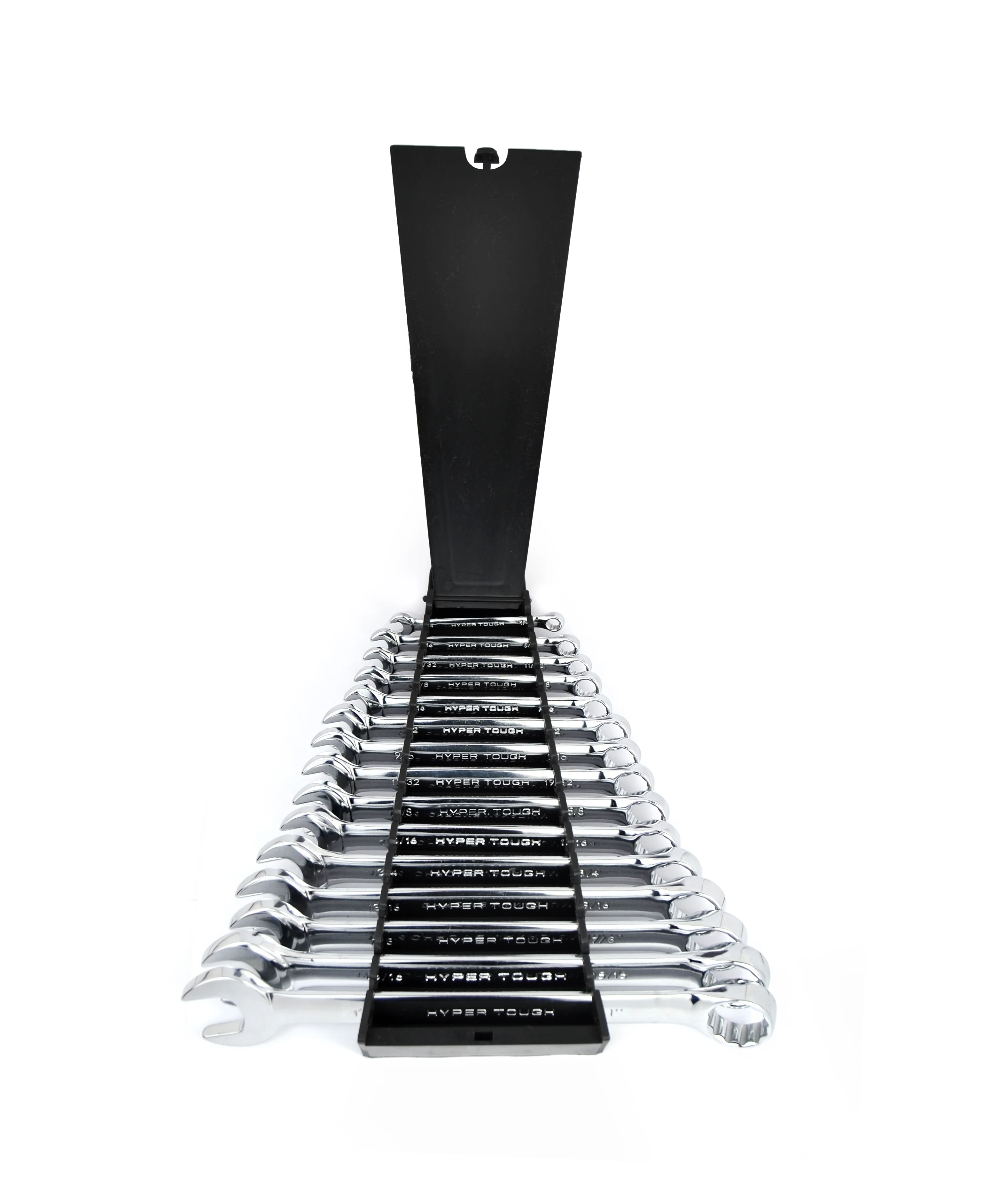 Hyper Tough 15-Piece Combination Wrench Set, SAE - Inhomebuy