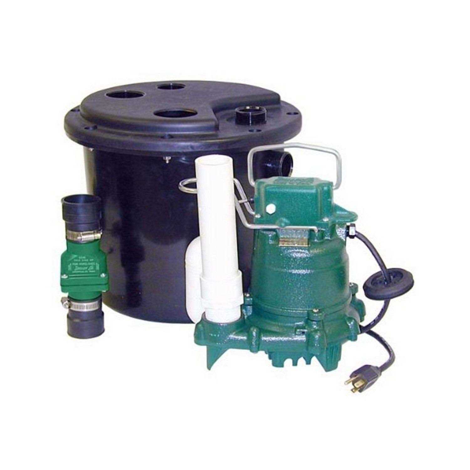 Zoeller 1/3-HP 115-Volt Cast Iron Submersible Sump Pump 53-0016 - Inhomebuy