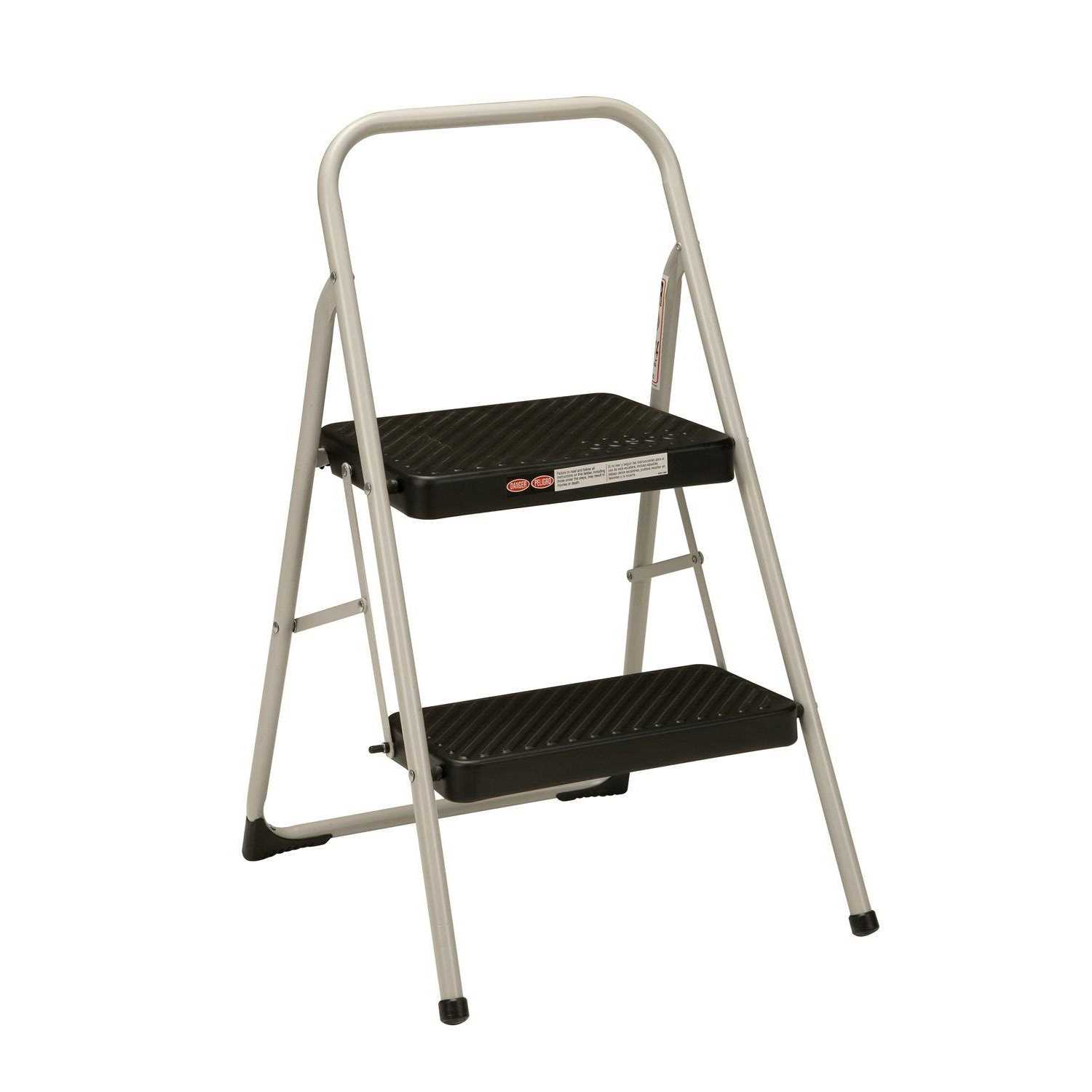 Cosco 2-Step Folding Steel Step Stool - Inhomebuy