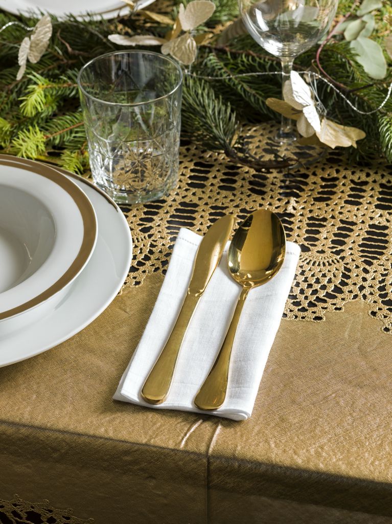 Cutlery Gold Set 24pcs - Inhomebuy