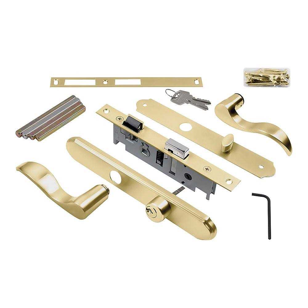 Wright Products Vmt115pb Brass Serenade Style Mortise Set - Inhomebuy