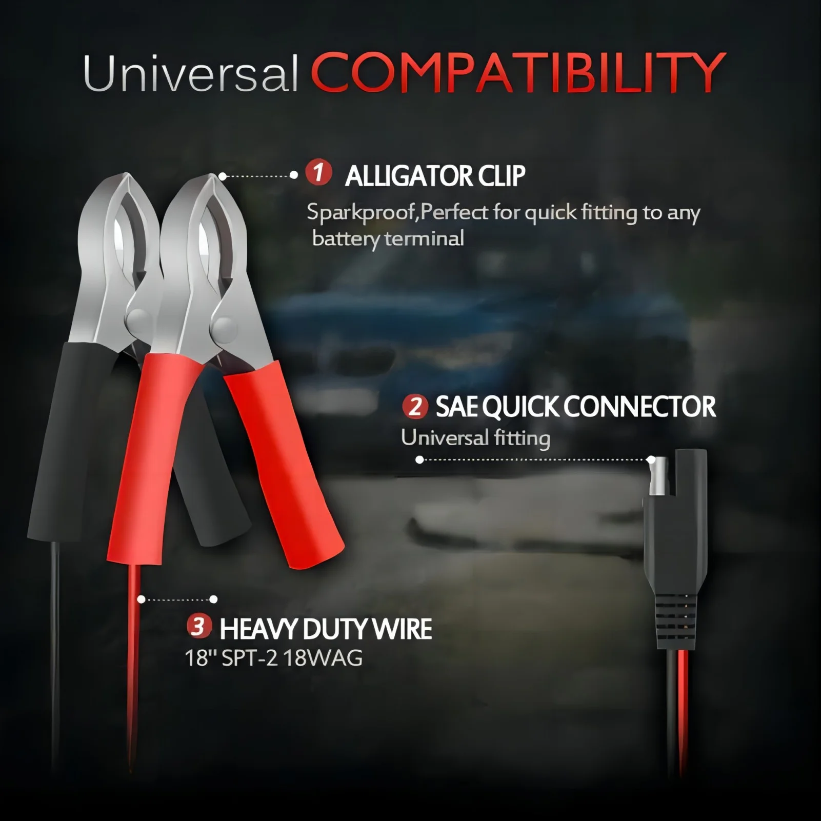 MICTUNING 12V Automatic Battery Trickle Charger Maintainer Auto for Car Truck Motor - Inhomebuy