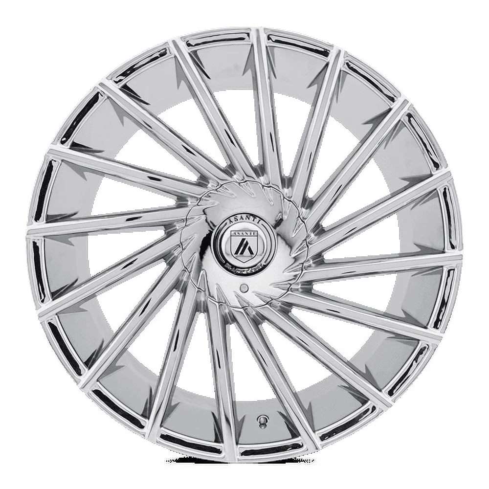 ASANTI BLACK ABL-18 MATAR 20X8.5 BLANK 15ET 74.1CB CHROME WHEEL - Inhomebuy