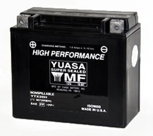 Yuasa Ytx20h Bs H Performance Mf Battery - Inhomebuy
