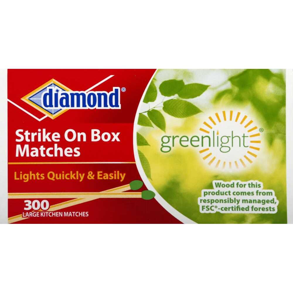 Diamond Matches Strike On Box - Inhomebuy