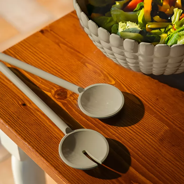 Salad Servers Tiffany Taupe - Inhomebuy