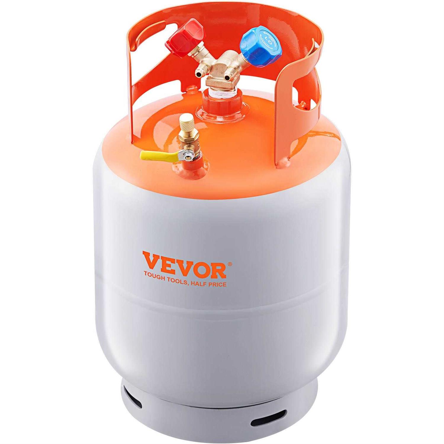 VEVOR Refrigerant Recovery Machine 110V-120V Ac 60Hz 3/4HP Dual Cylinder Oil-less Portable Recovery Unit for Both Liquid and Vapor Refrigerant Air BXSLM34HP110VZJDRV1 - Inhomebuy