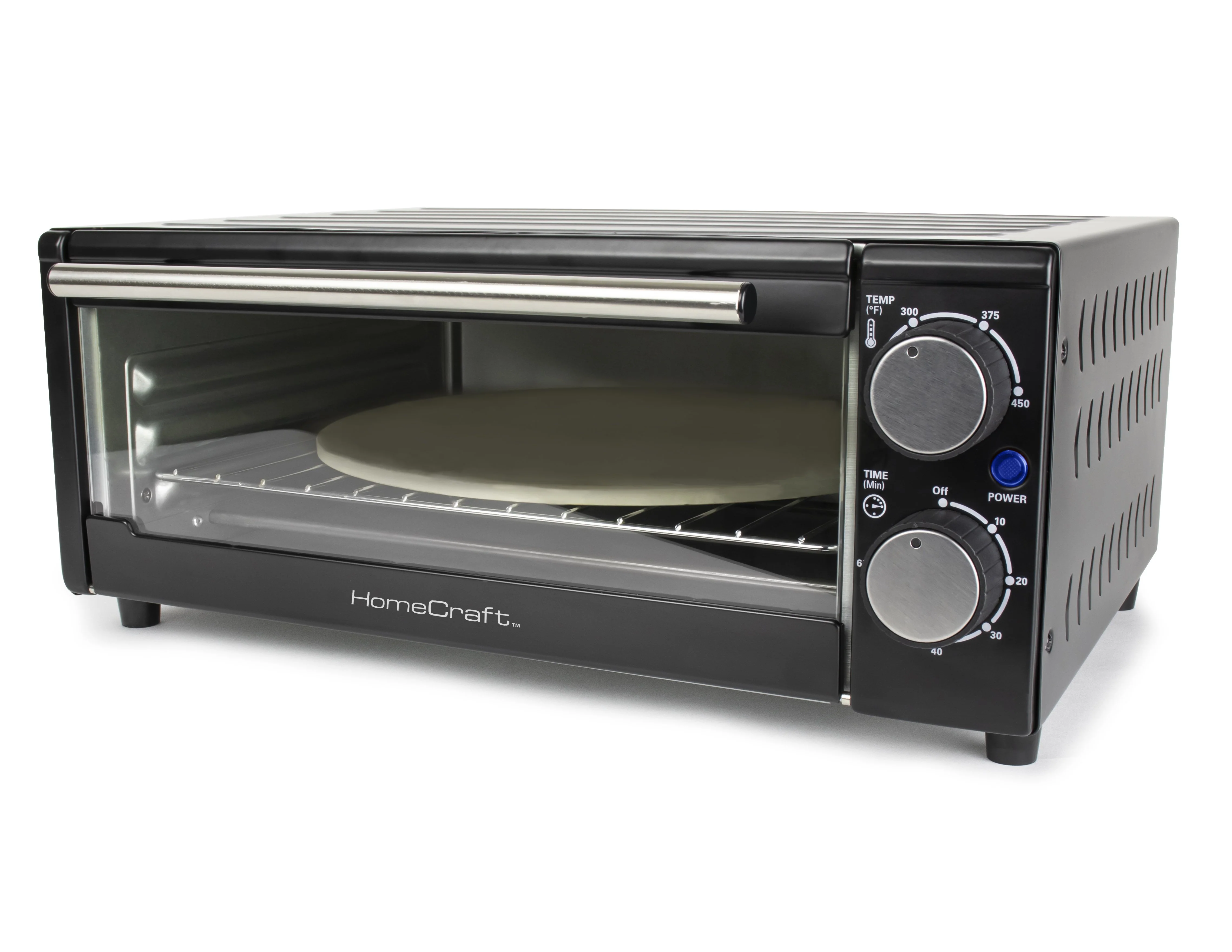 HomeCraft Convection Pizza Oven with Glass Door and Stone - Inhomebuy