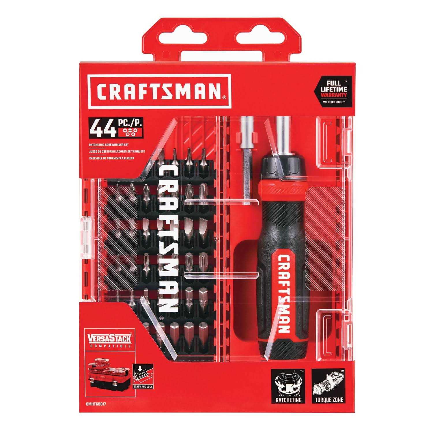 CRAFTSMAN 42-Piece Acetate Handle Assorted Screwdriver Set CMHT65300 - Inhomebuy