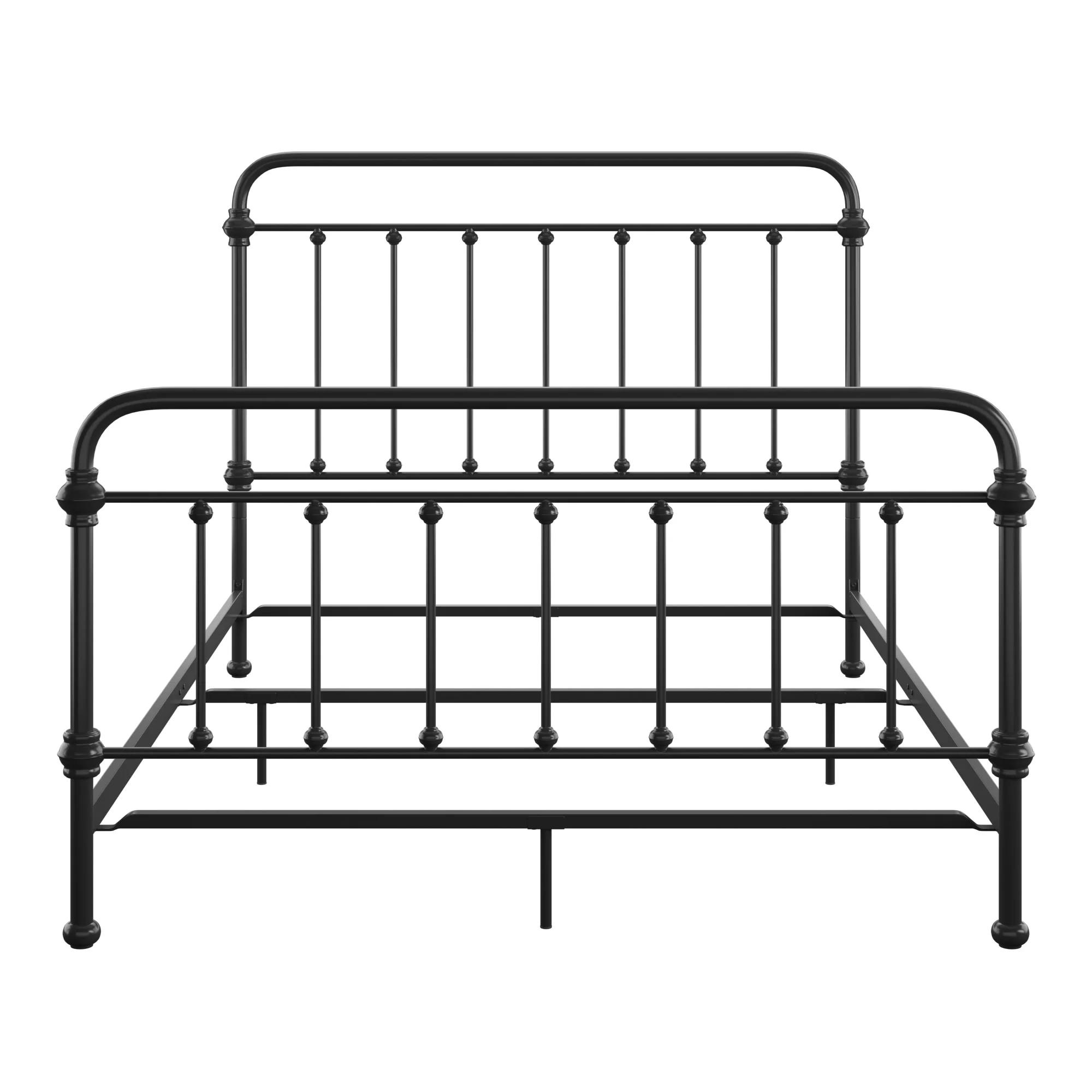 Weston Home Nottingham Metal Twin Bed, Blue Steel - Inhomebuy