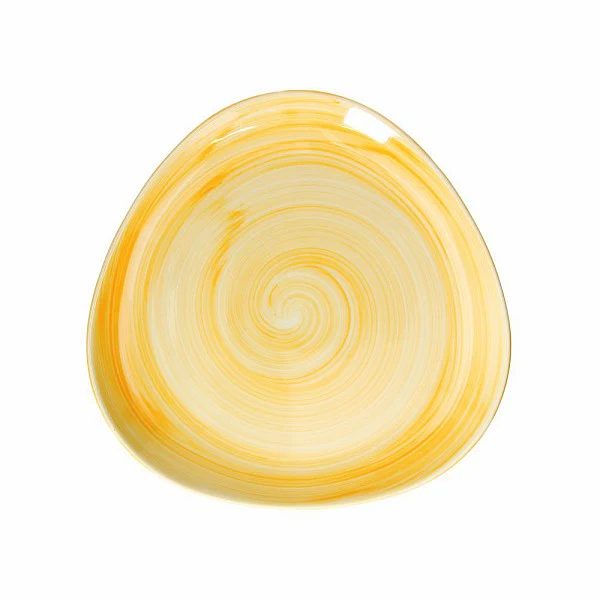 Trilogy Giotto  Round Platter 31x31cm Yellow - Inhomebuy