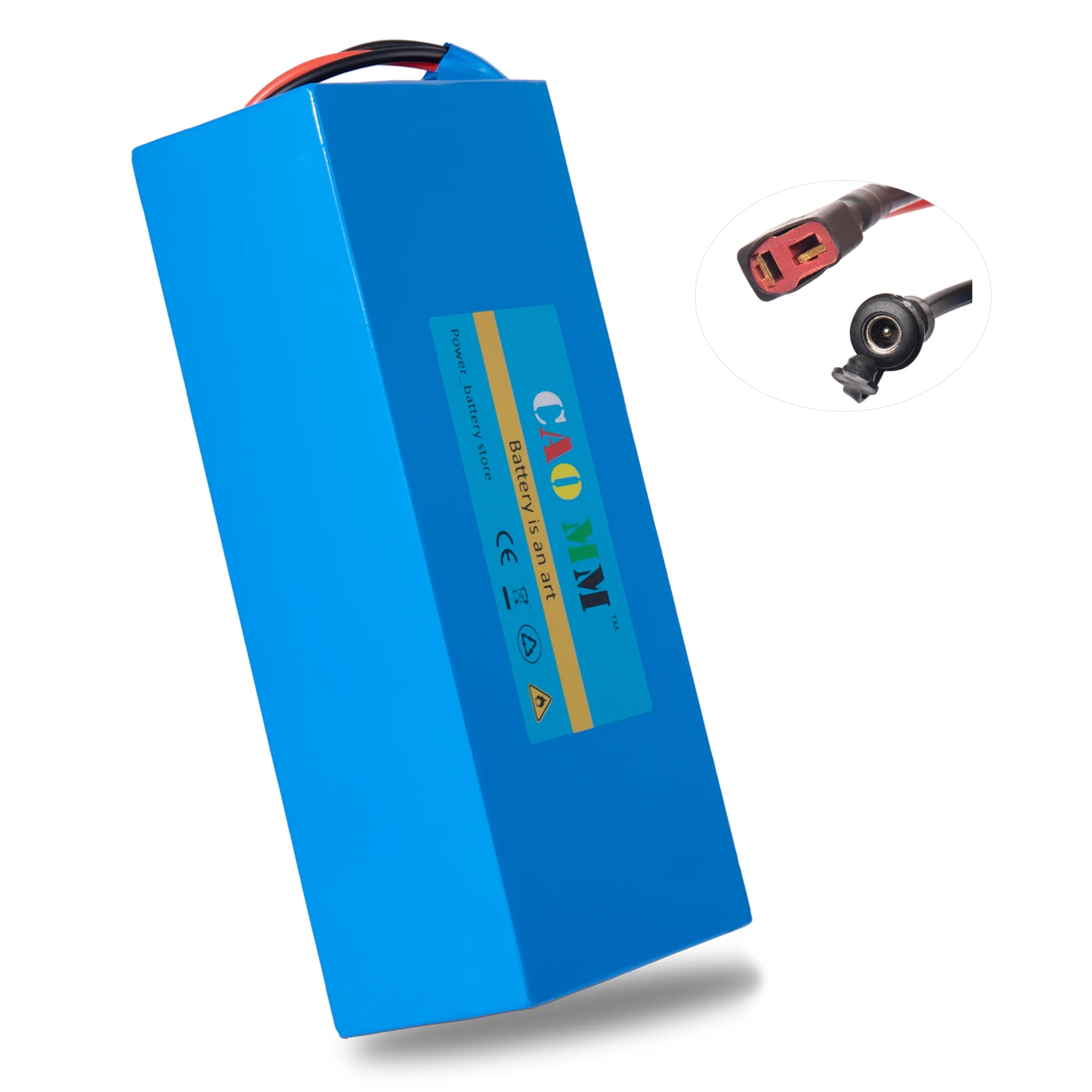 48V 10Ah Ebike Battery with Charger XT90 48V Scooter Lithium Battery for 1000W Electric Bike Motor - Inhomebuy