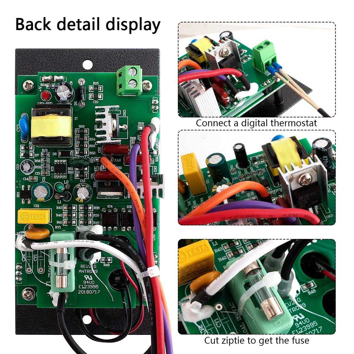 Digital Power Monitor Meter Usage Energy Watt Amp Volt KWh Electricity - Inhomebuy