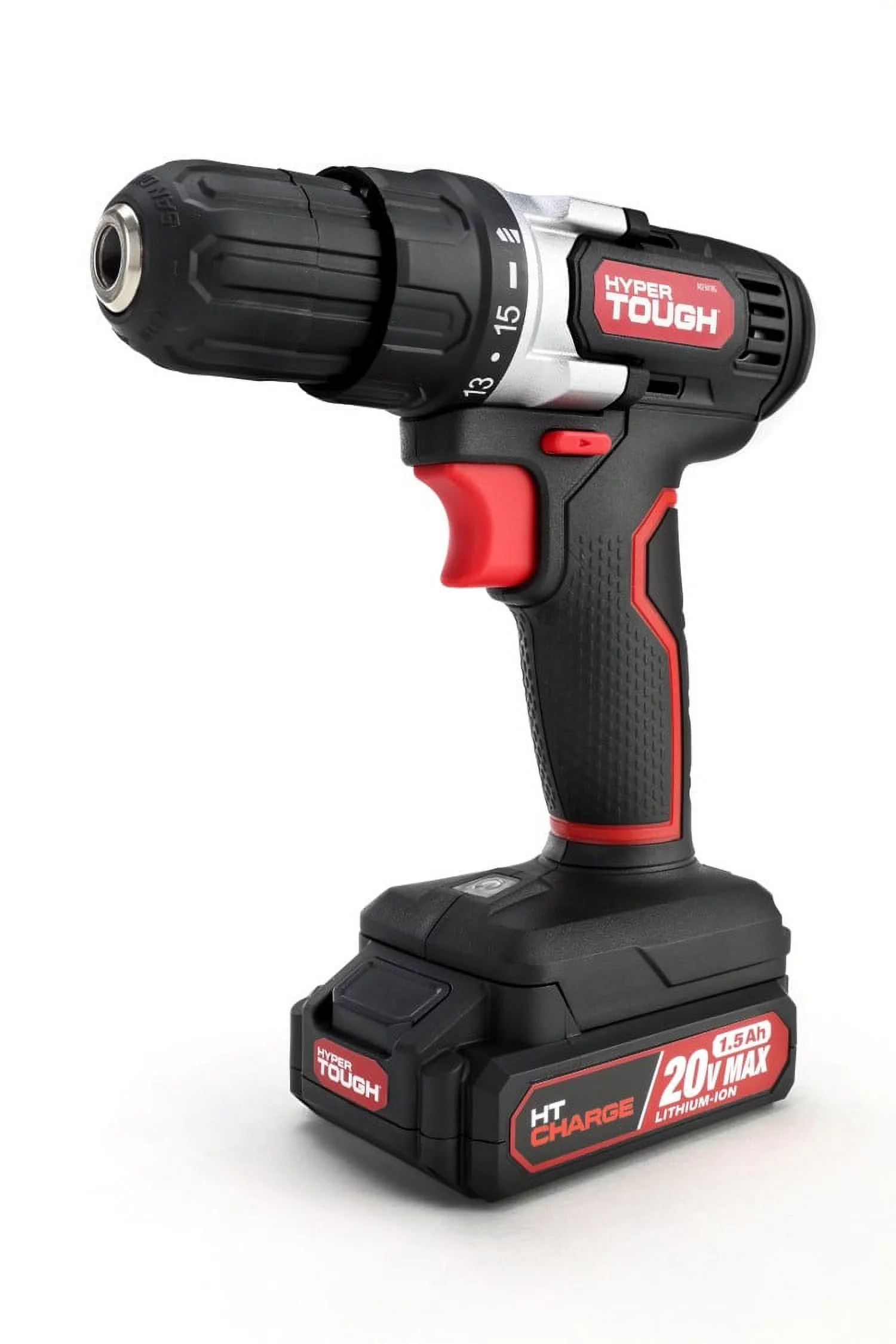 Hyper Tough 20V Max 3/8 inch cordless Drill /  1/4 inch cordless Impact Driver Combo with (2) - 1.5Ah batteries and chargers - Inhomebuy