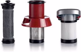 Cordless Electric Broom With Red Rechargeable Battery 2 In 1 22.2V - Inhomebuy