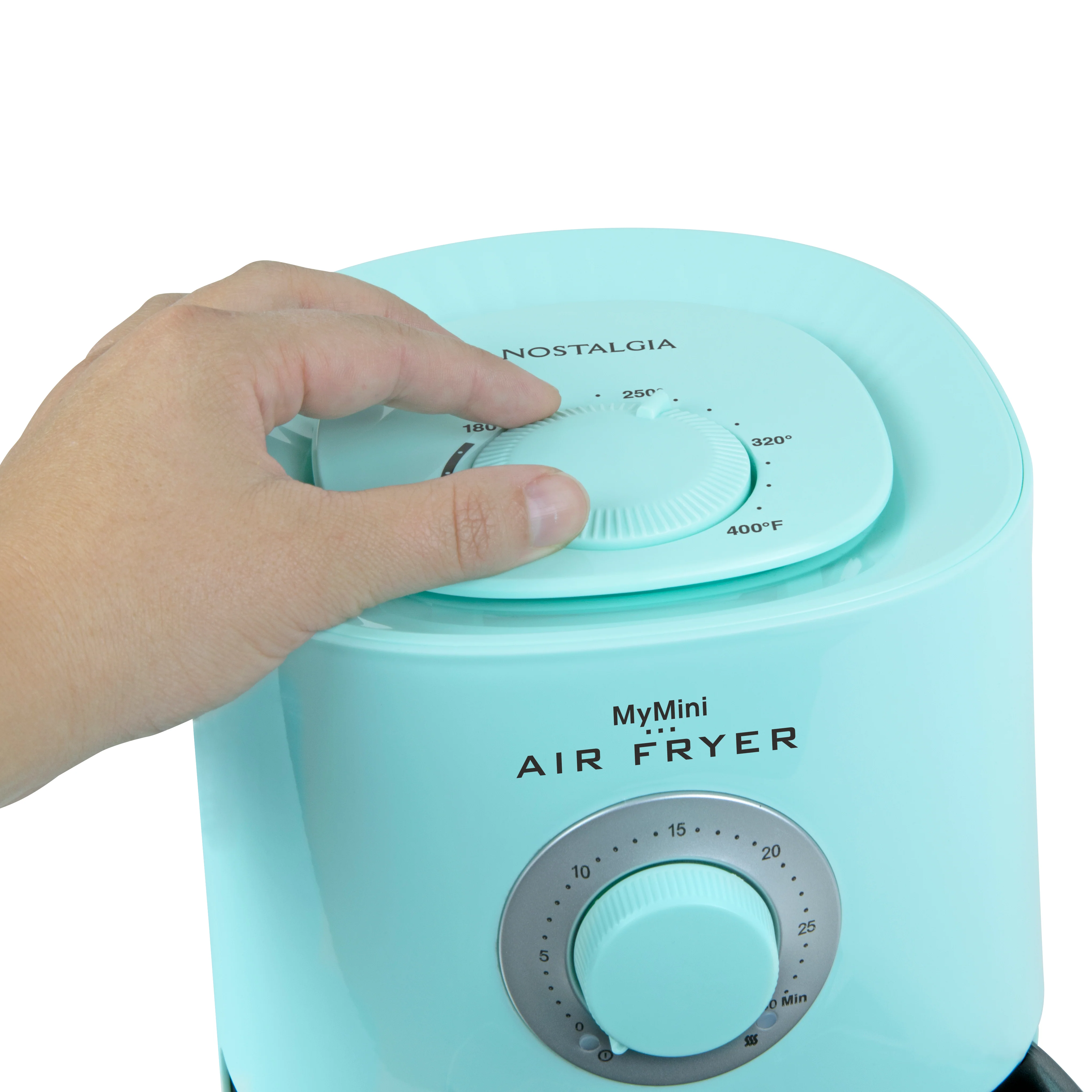 MyMini Personal 1-Quart Air Fryer, Aqua - Inhomebuy
