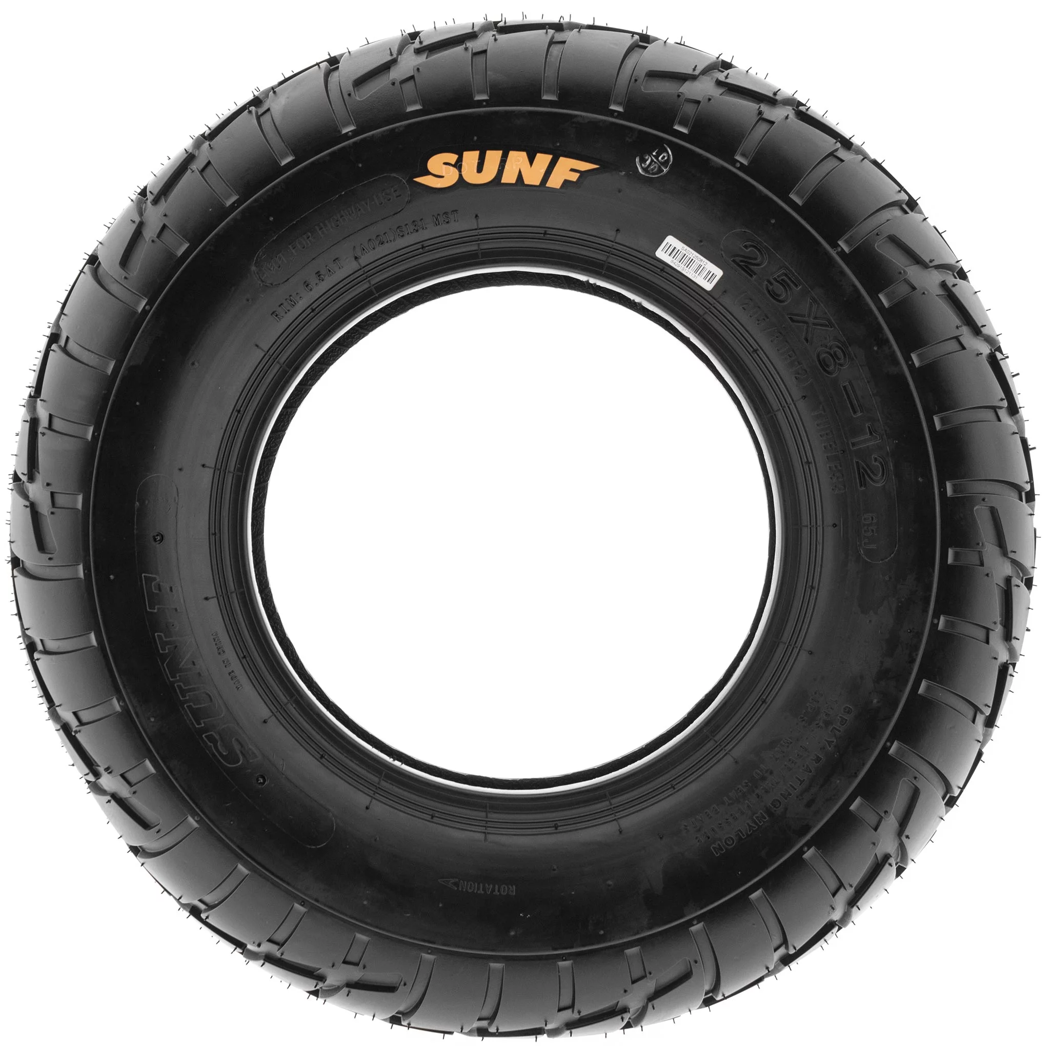 SunF All Terrain ATV UTV Sport Tires 25x8-12 25x8x12 6 PR A021 (Single) - Inhomebuy