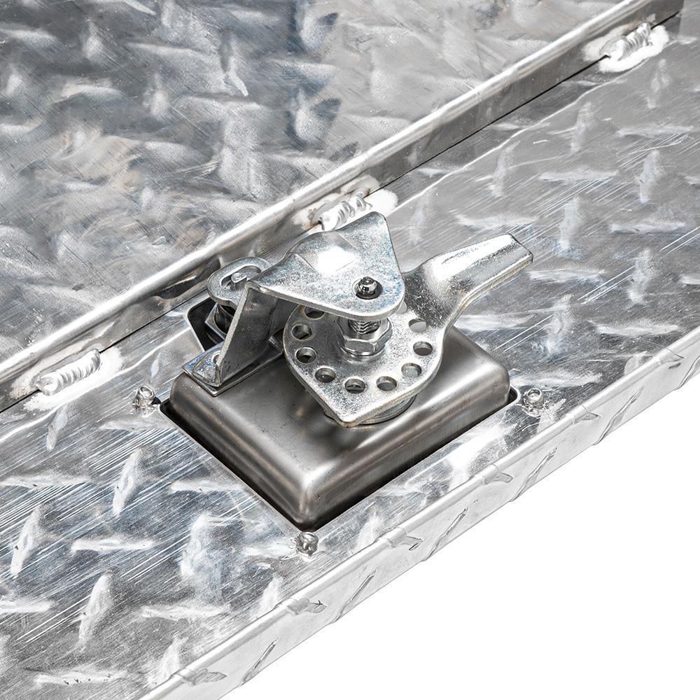 TUFFIOM 24” Aluminum Truck Tool Box with Lock Trailer Pickup Underbody Truckbed Storage - Inhomebuy