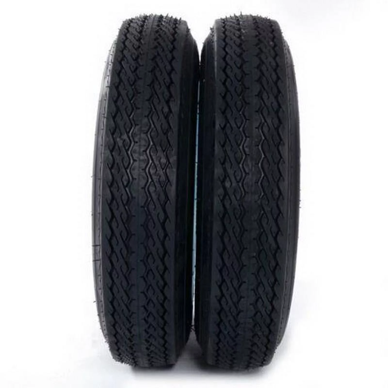 Ktaxon 2 Pack 4.80-12 Trailer Tires with Rims, 5 Lug Wheel White Spoke - Inhomebuy