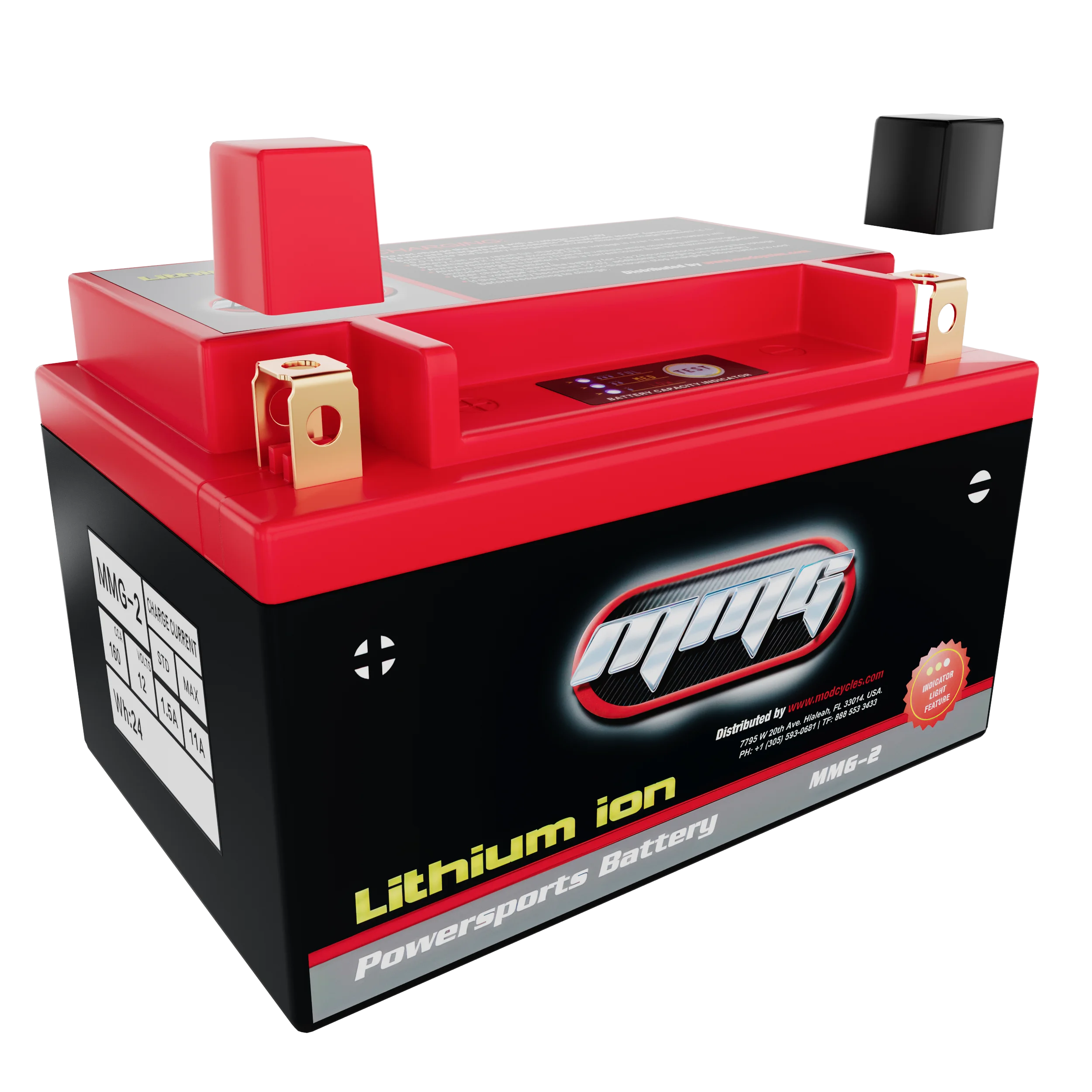 YTX7A-BS 7A-BS Lithium Ion Sealed Powersports Battery 12V 160CCA Motorcycle Scooter ATV (MMG2) - Inhomebuy