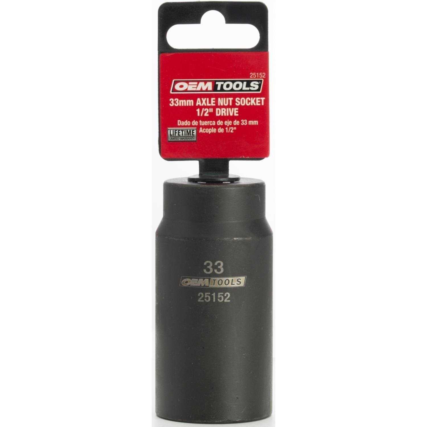 OEMTOOLS 0.50 in Drive 6-Pt 32mm Axle Nut Socket 25204 - Inhomebuy