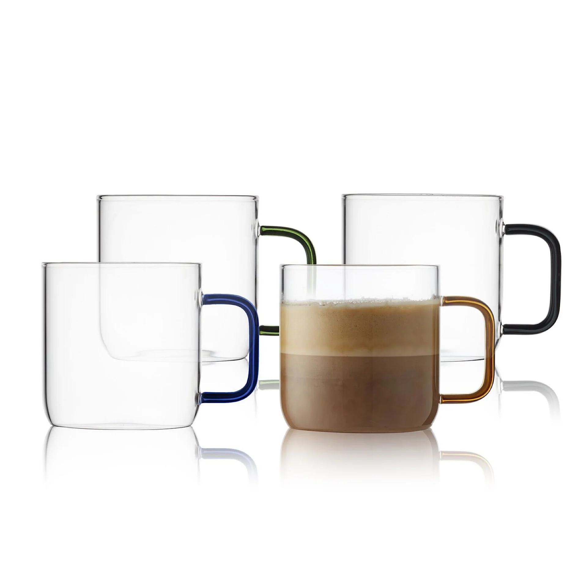 Glass Cup Torino 30cl 4pcs Assorted - Inhomebuy