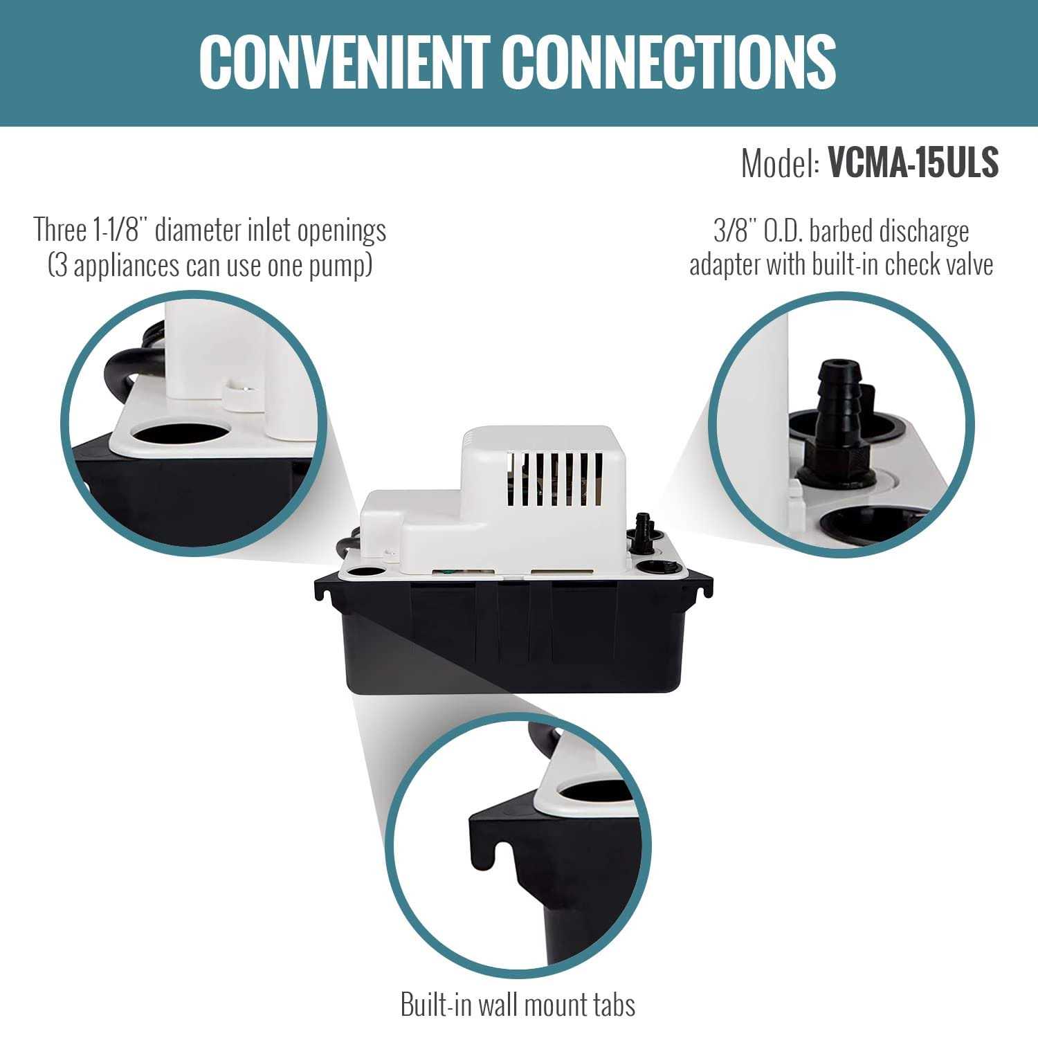 Little Giant 554401 Condensate Removal Pump - Inhomebuy