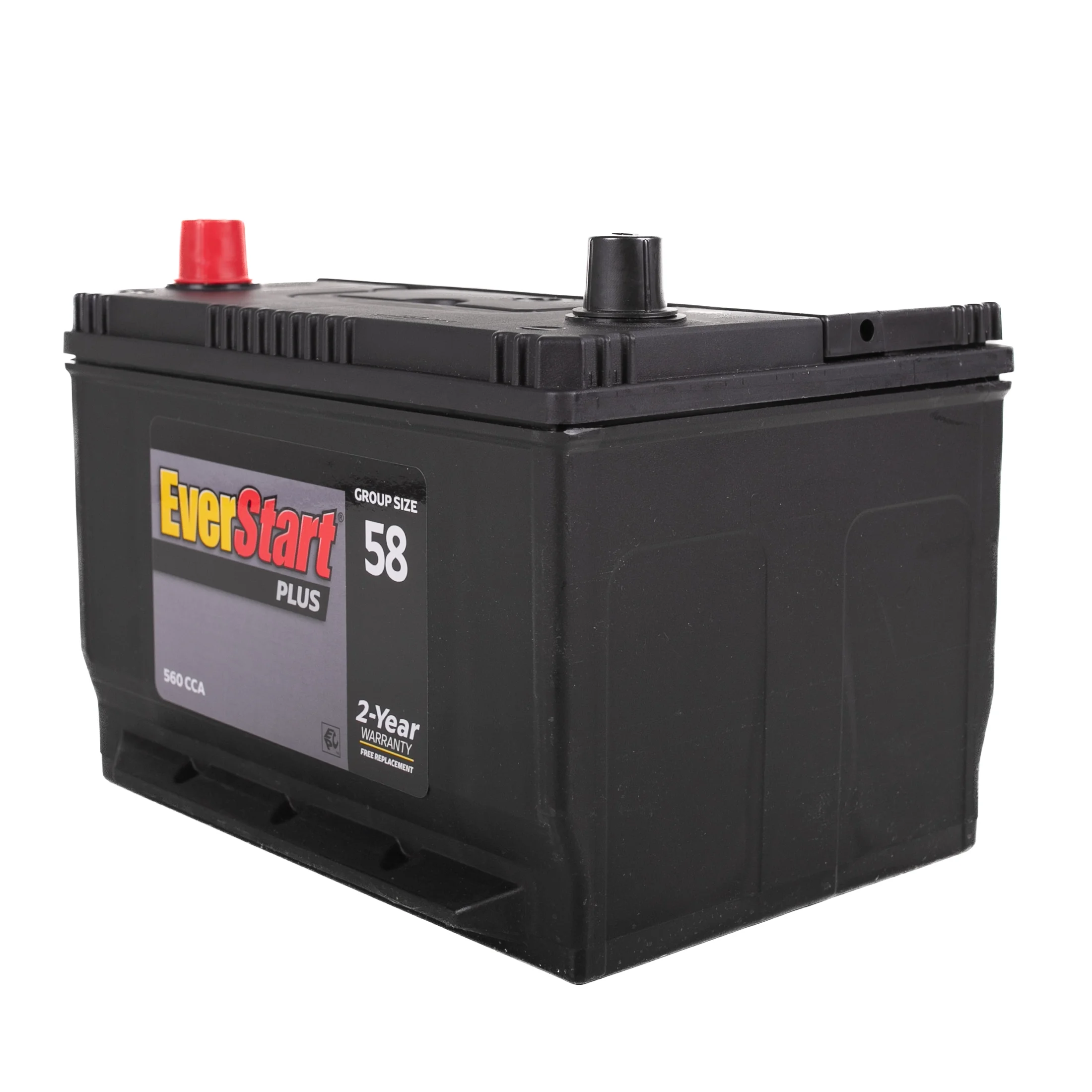EverStart Plus Lead Acid Automotive Battery, Group Size 58 - 12 Volt 560 CCA 78 RC - Inhomebuy