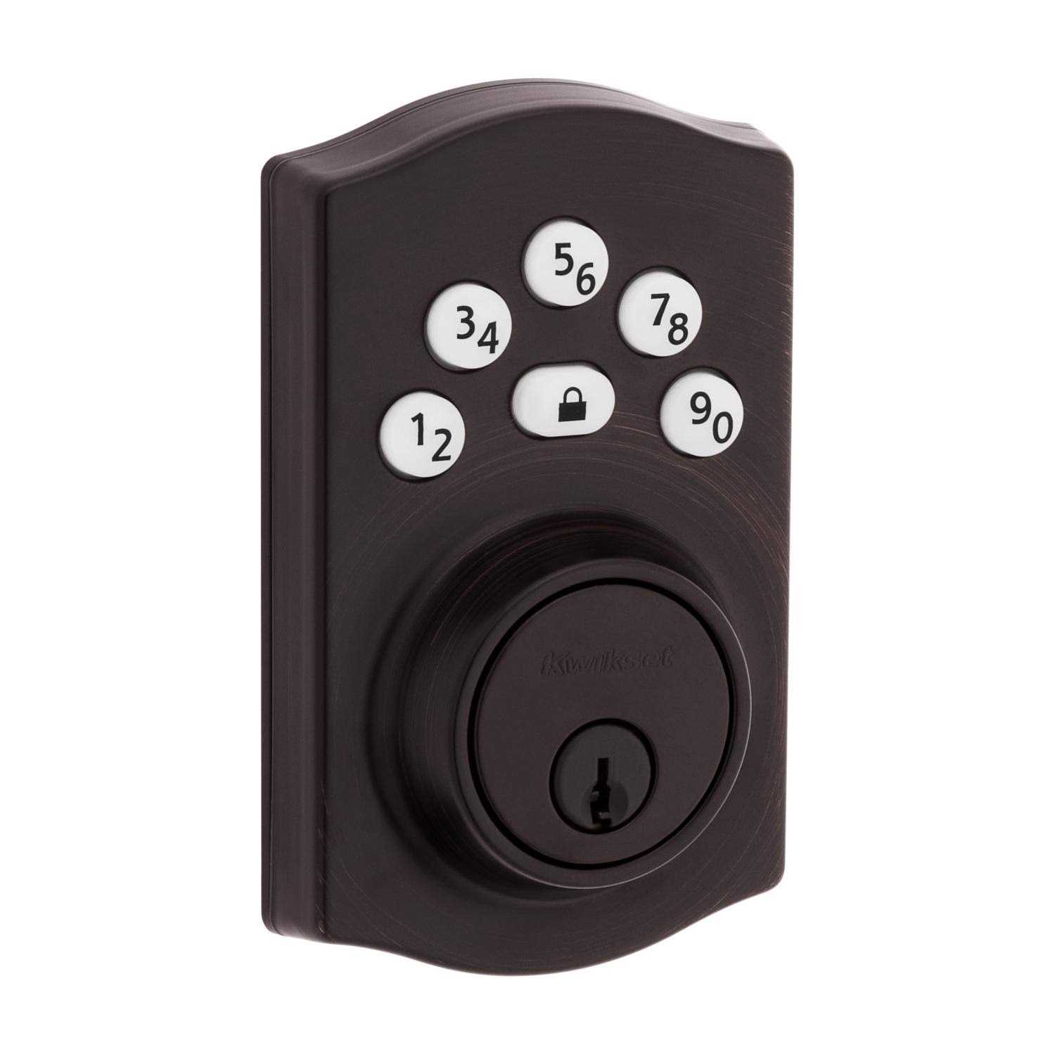 Kwikset Powerbolt Zinc Electronic Deadbolt - Inhomebuy