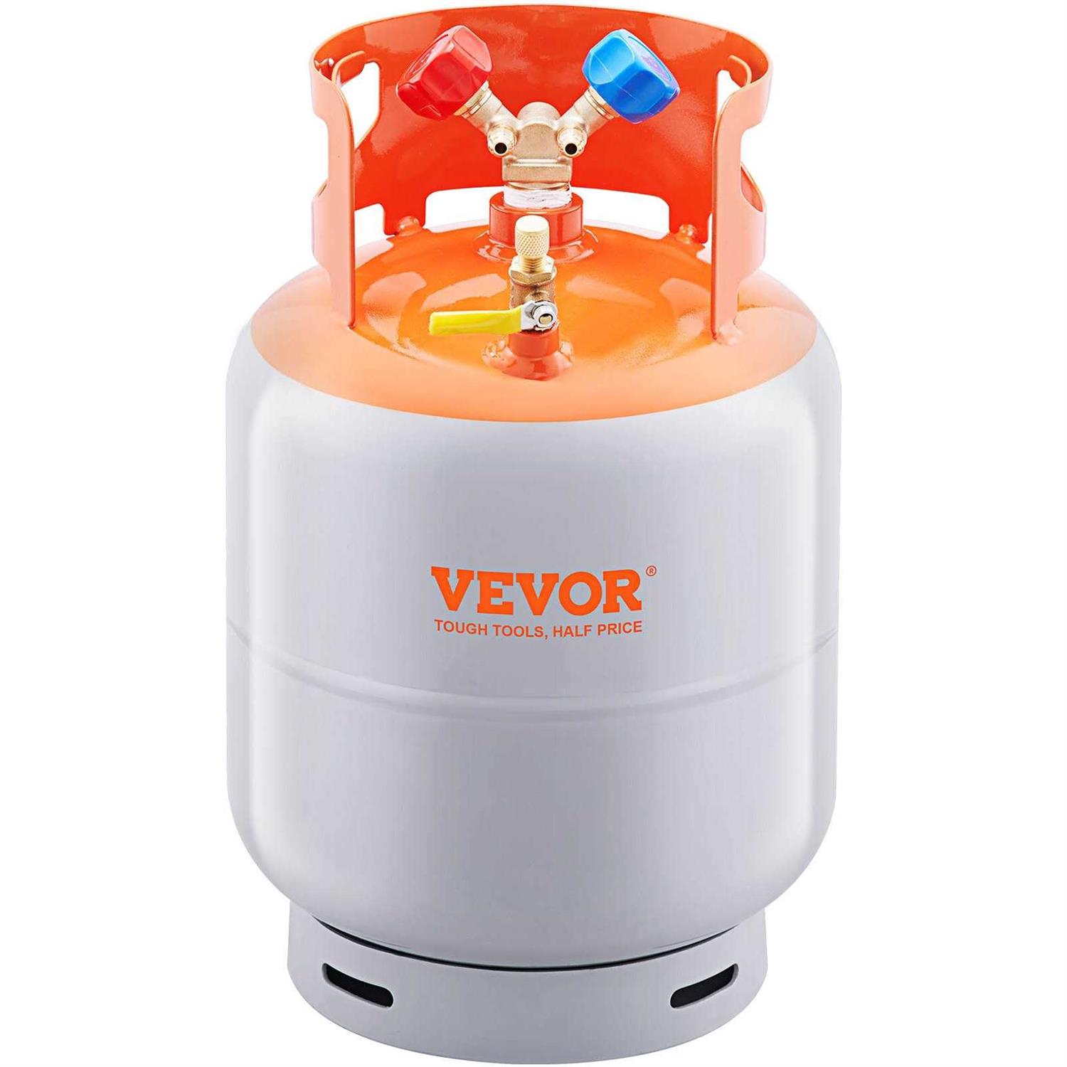 VEVOR Refrigerant Recovery Machine 110V-120V Ac 60Hz 3/4HP Dual Cylinder Oil-less Portable Recovery Unit for Both Liquid and Vapor Refrigerant Air BXSLM34HP110VZJDRV1 - Inhomebuy