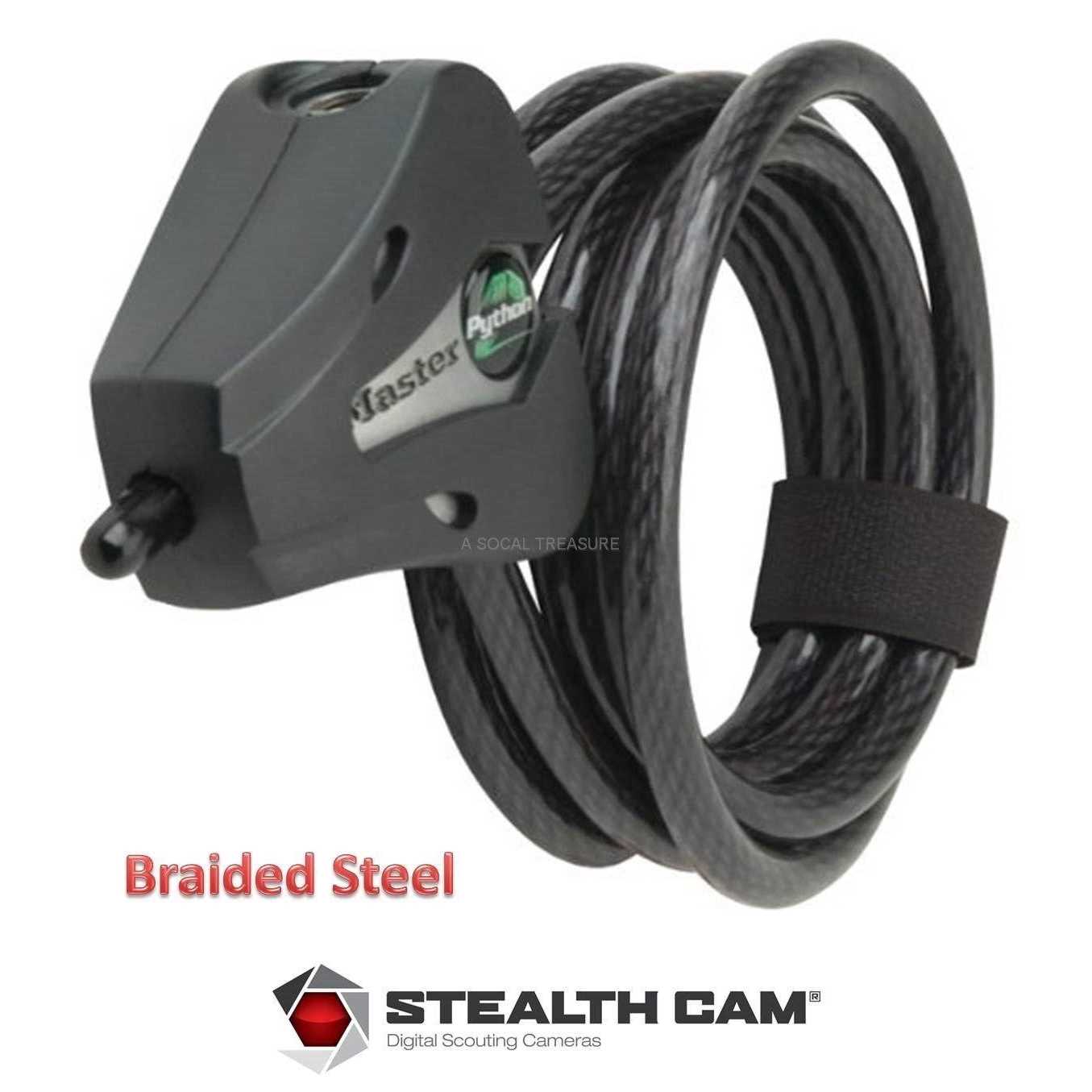 Master Lock Python Adjustable Locking Cable 8413DPF - Inhomebuy