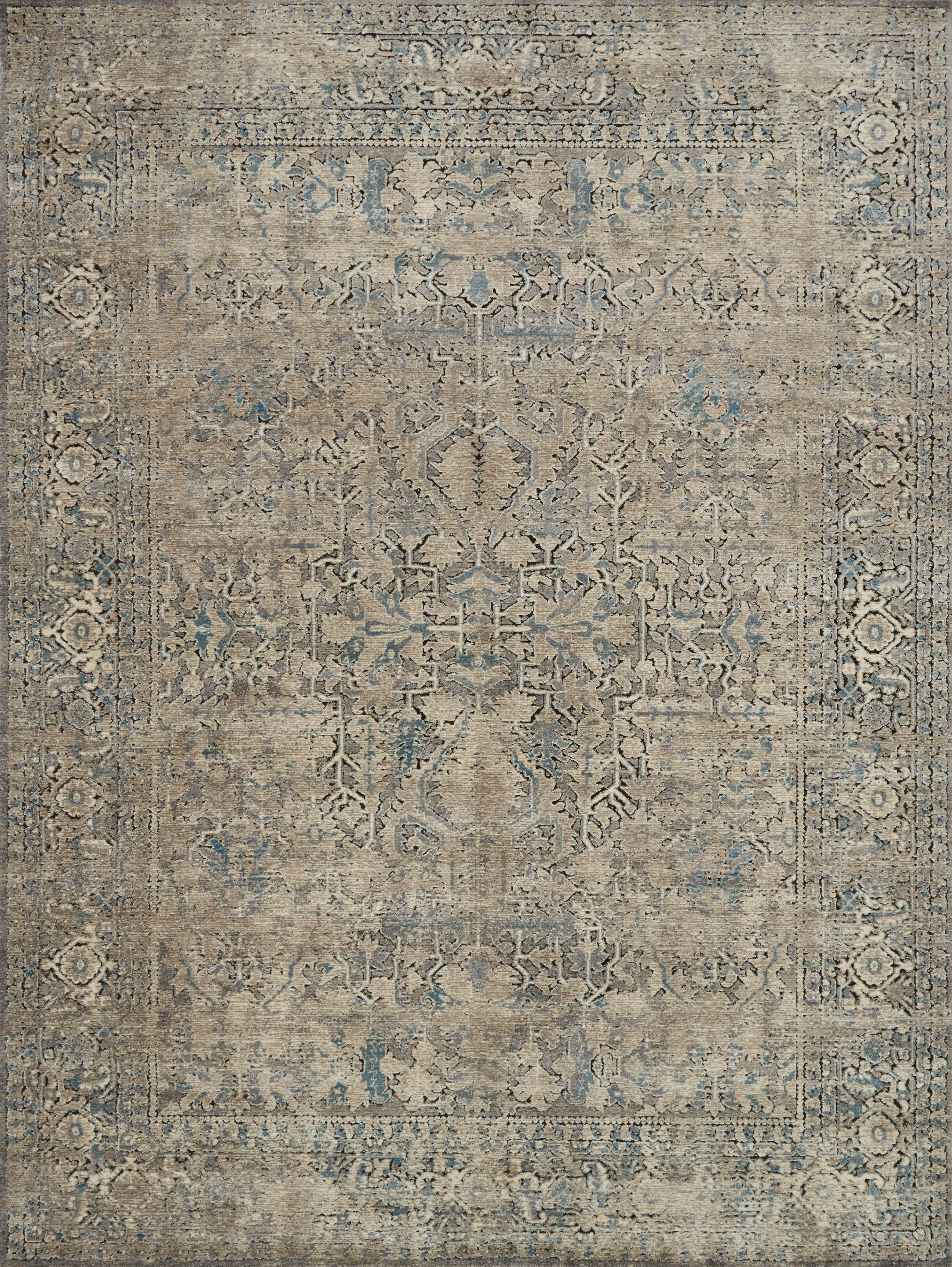 Loloi Rugs Millennium Collection Rug in Grey, Stone - 9'6