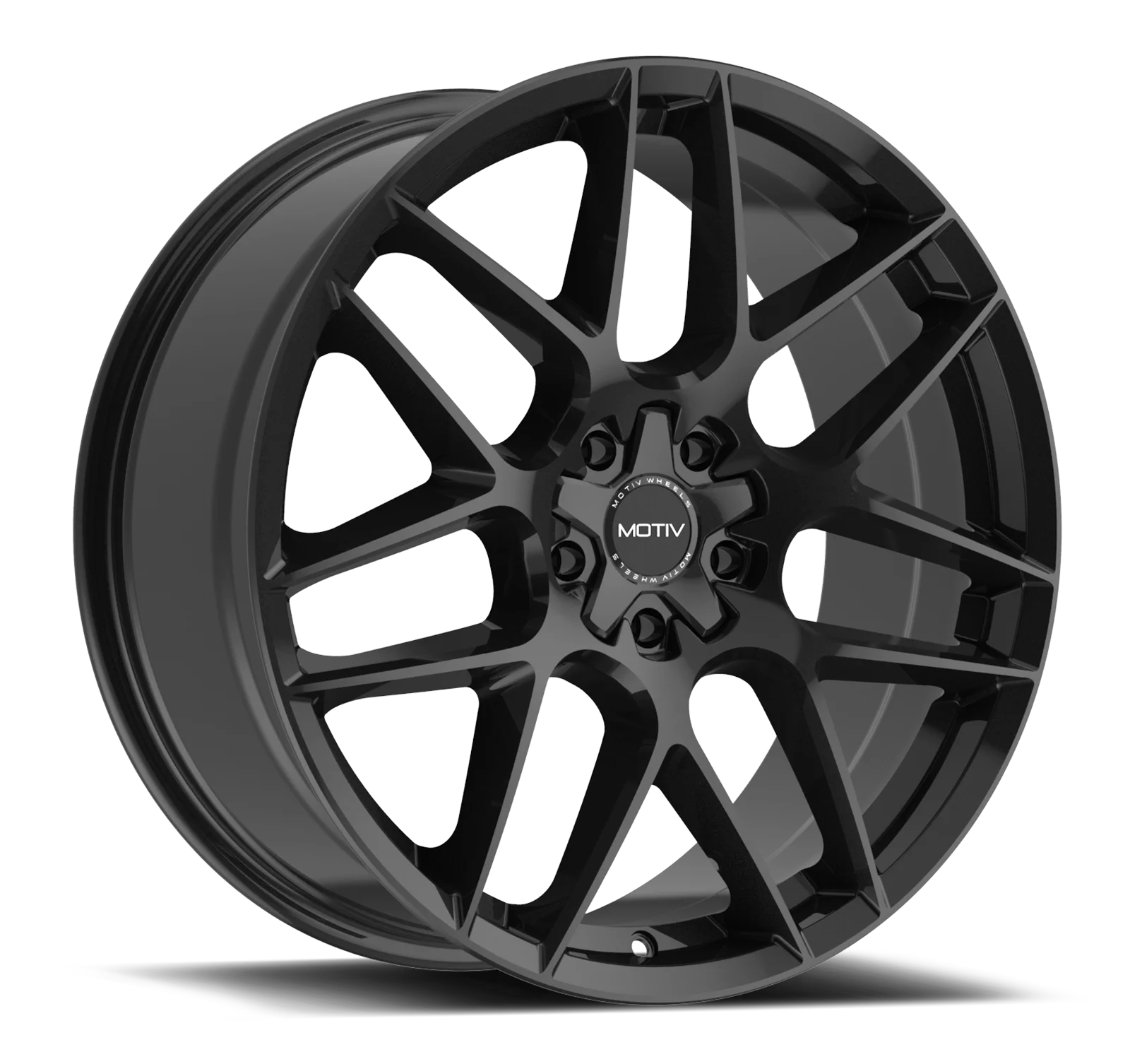 Motiv 435B FOIL 435B-8805742 18X8 5X4.50 / 5X120 (+42) MTV 435B Foil (HB 74.1) Gloss Black Cast Aluminum - Inhomebuy