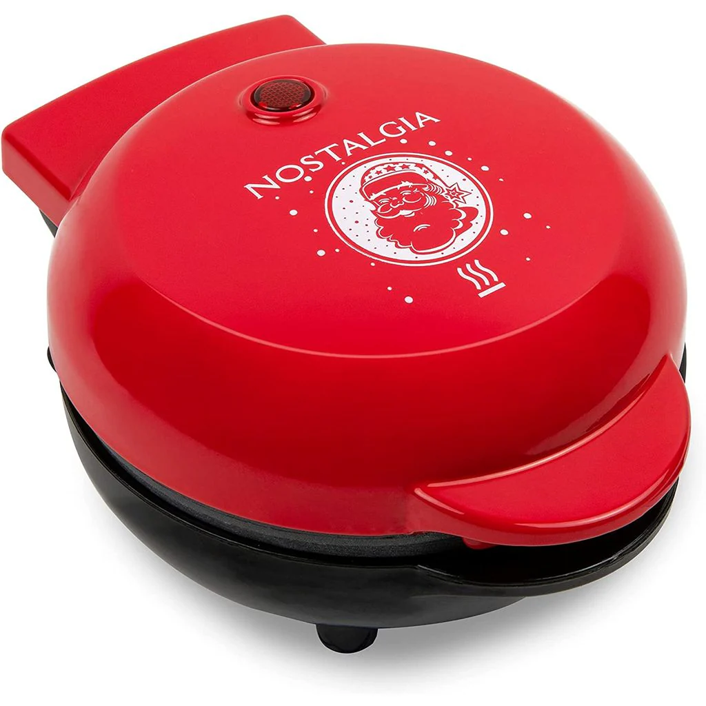 MyMini Personal Electric Santa Waffle Maker - Inhomebuy