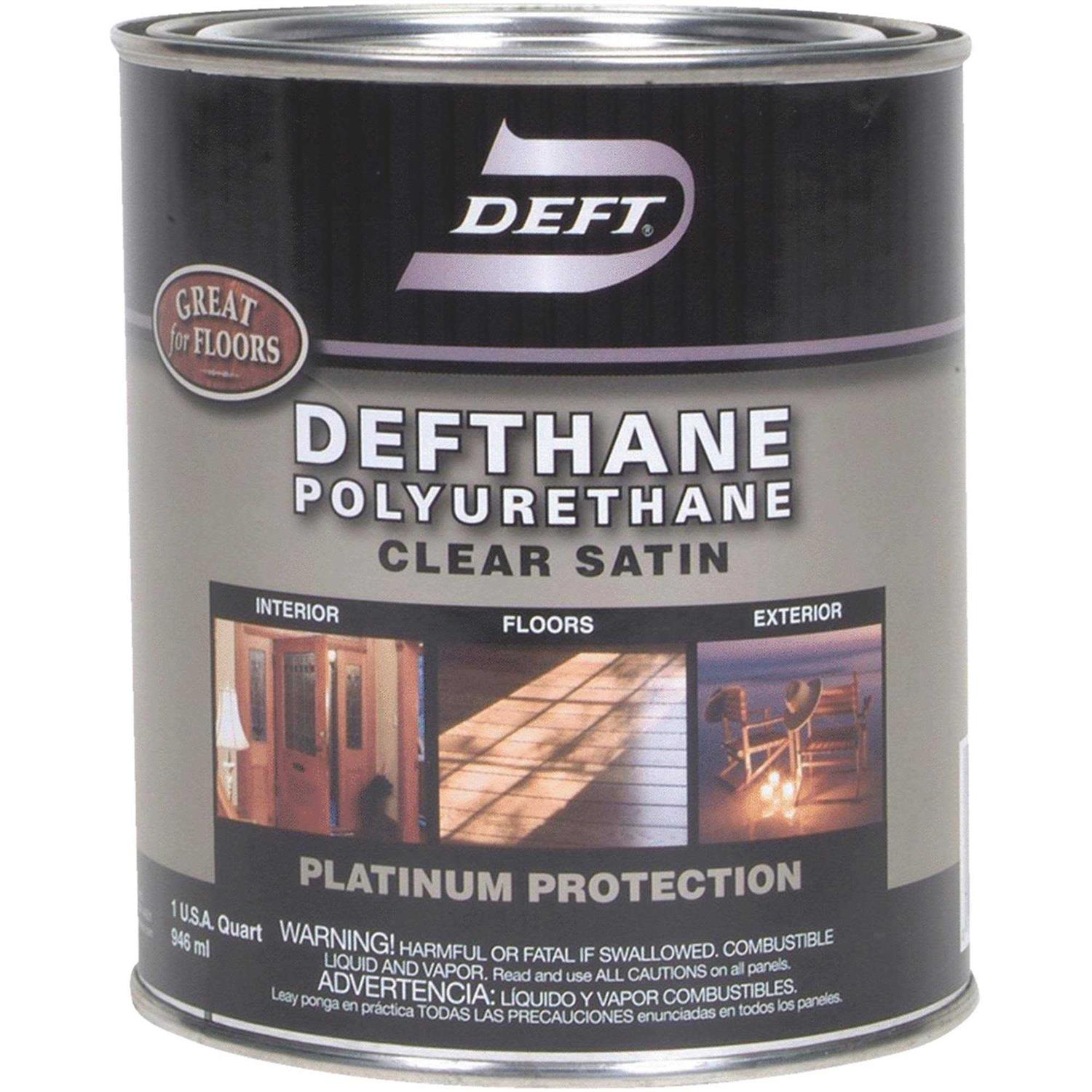 Deft Clear Wood Finish Interior Satin Spray Lacquer - Inhomebuy