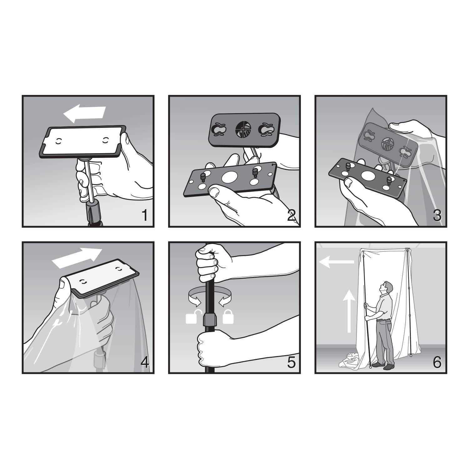 Zipwall ZDC Zipdoor Commercial Door Kit - Inhomebuy