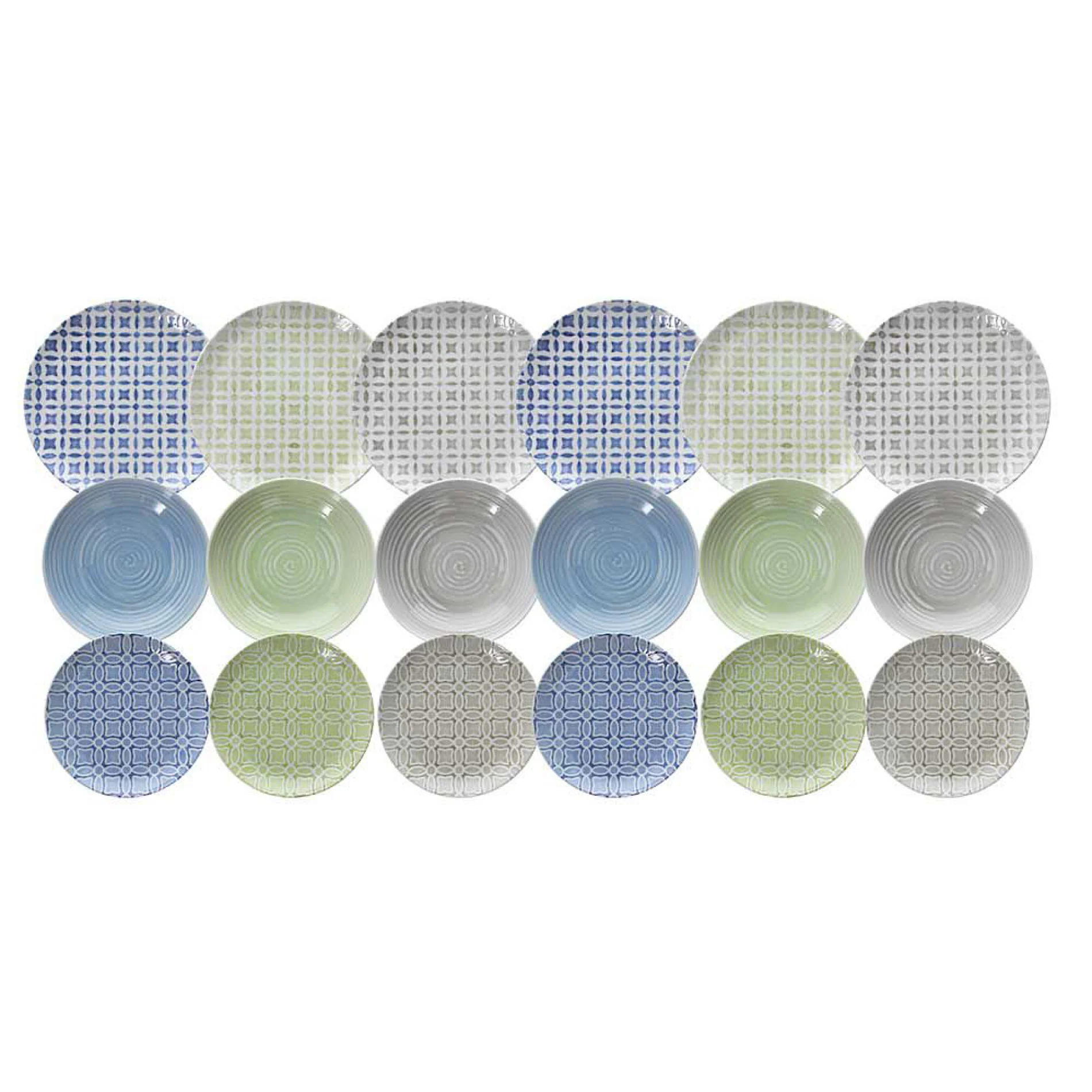 Table Set 18pcs Coupe Jago Italy - Inhomebuy