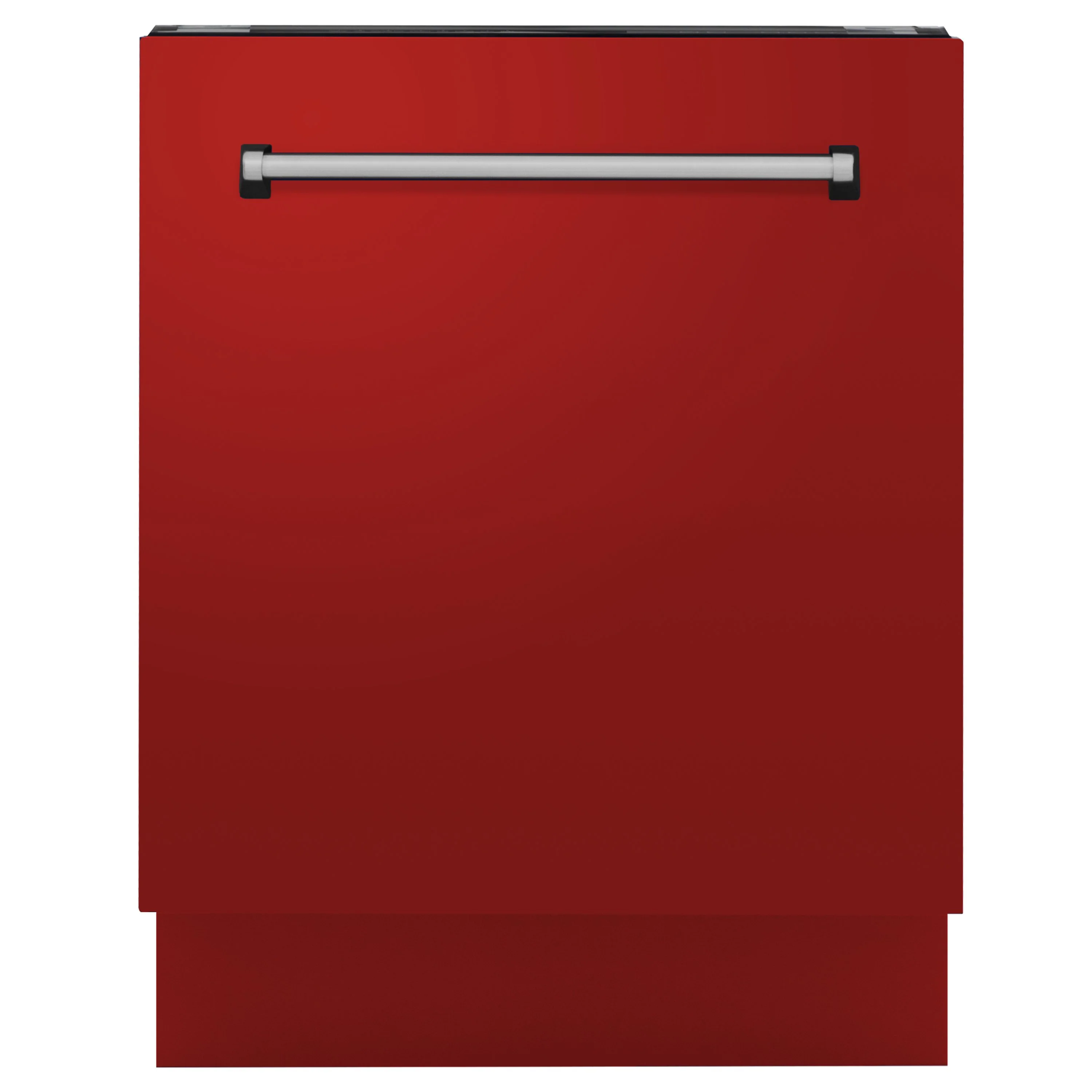 ZLINE 24 in. Top Control Tall Dishwasher in Red Matte with 3rd Rack, DWV-RM-24 - Inhomebuy
