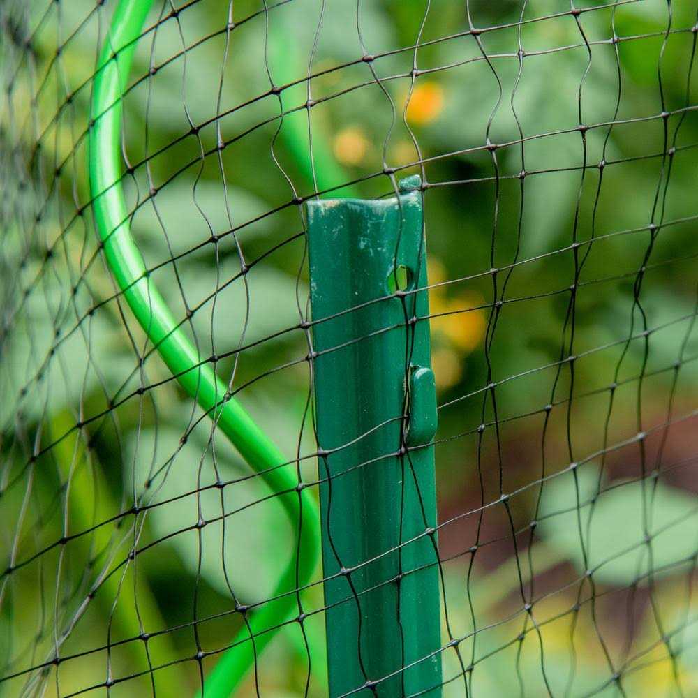 YardGard 72 in. H 16 Gauge Metal Chain Link Fence Terminal Post - Inhomebuy